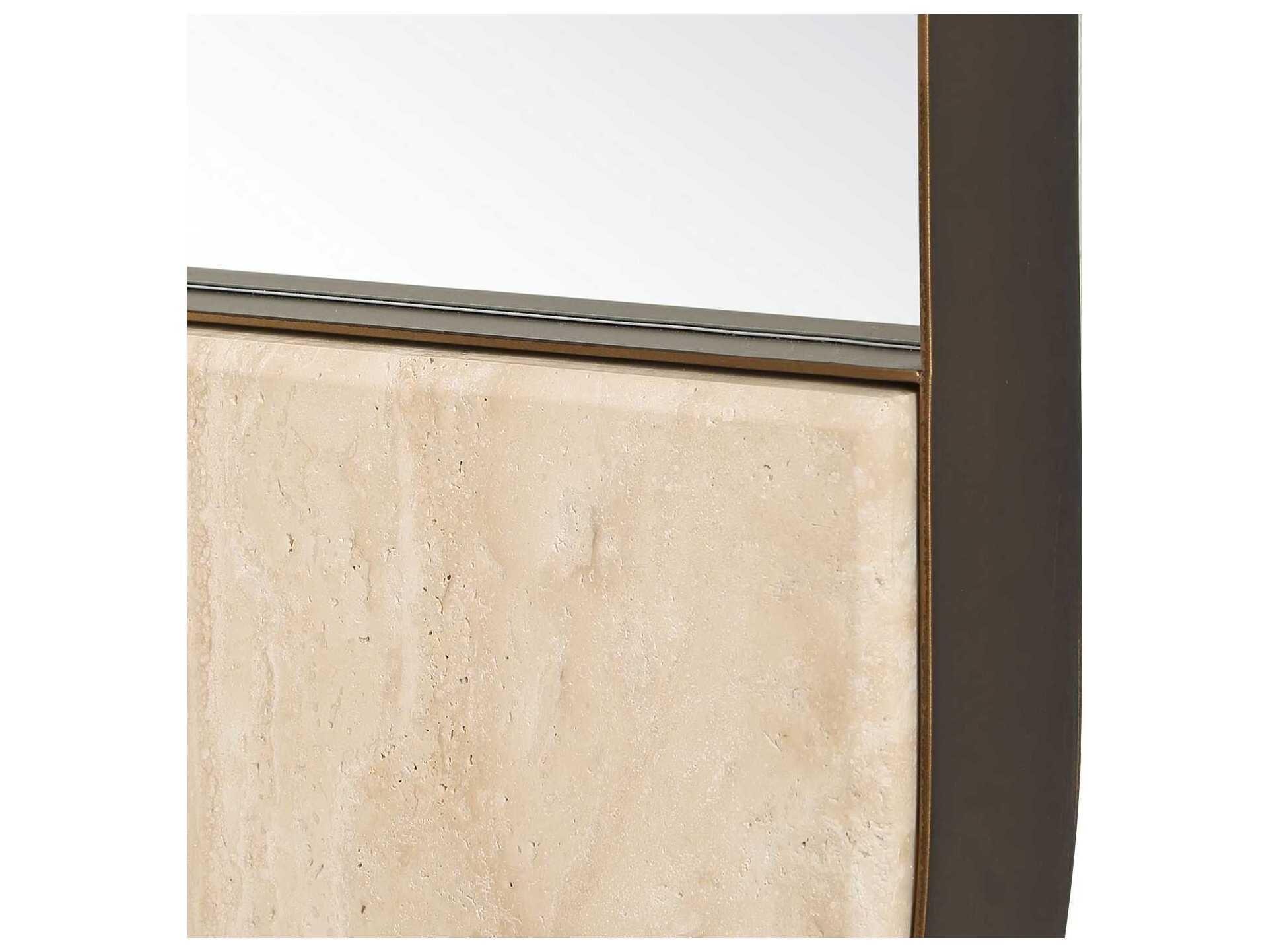 Uttermost Russo Golden Bronze Oval Wall Mirror