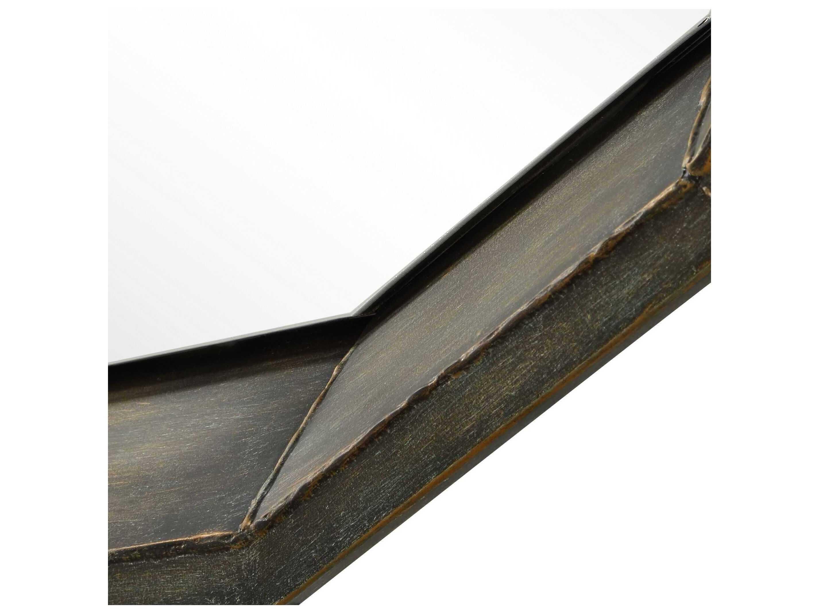 Uttermost Neve Rubbed Bronze Round Wall Mirror