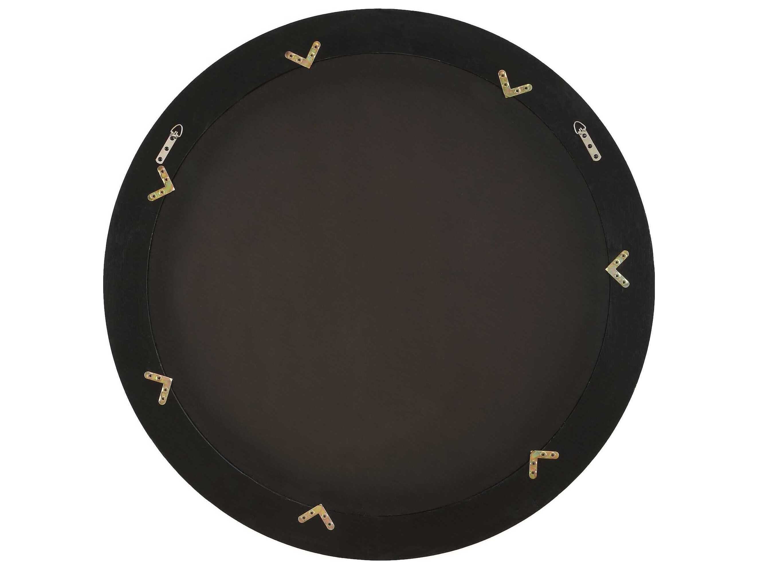 Uttermost Frontier Light Honey Round Wall Mirror