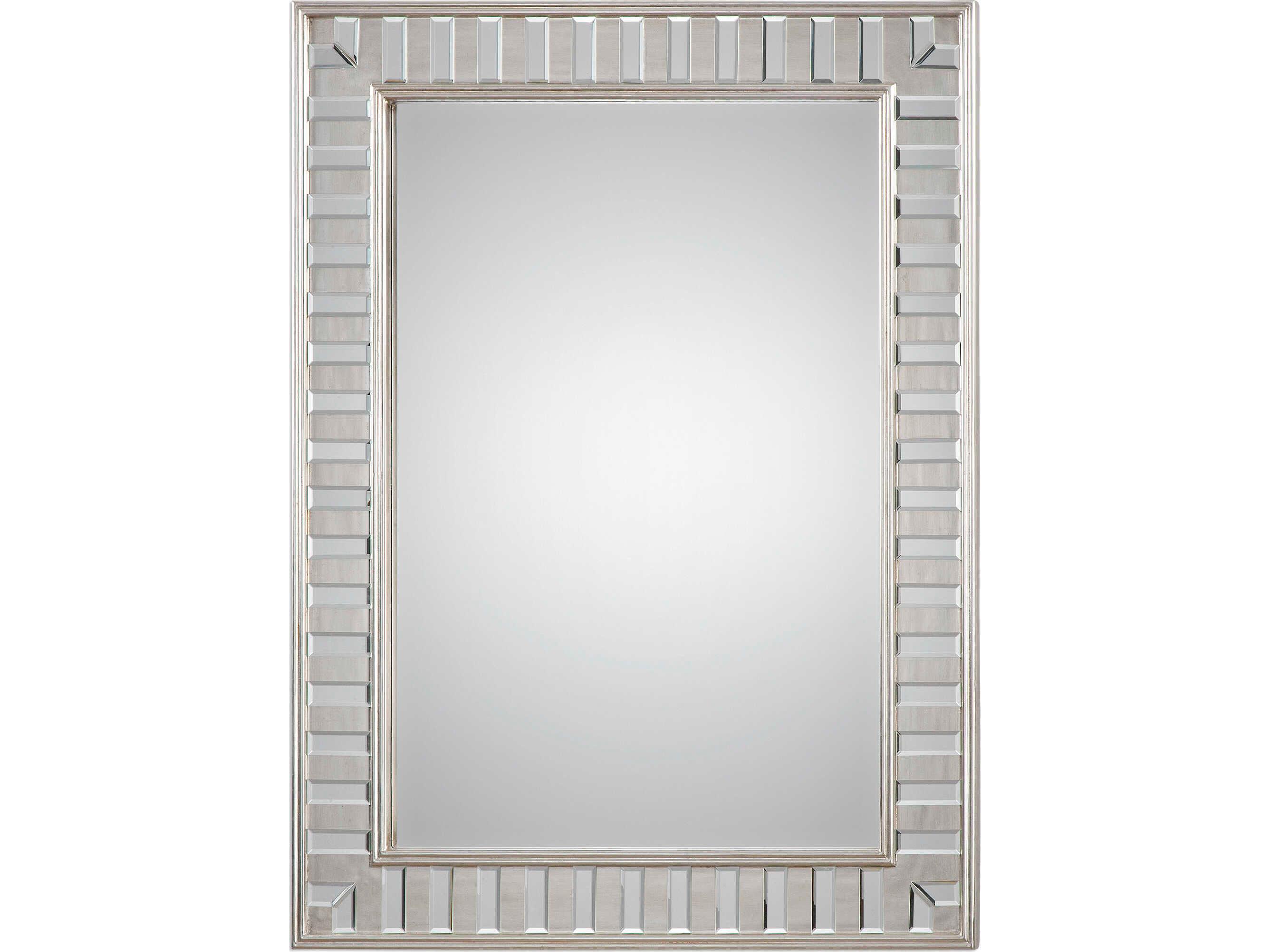 Uttermost Jim Parsons Lanester Silver Leaf Mirror