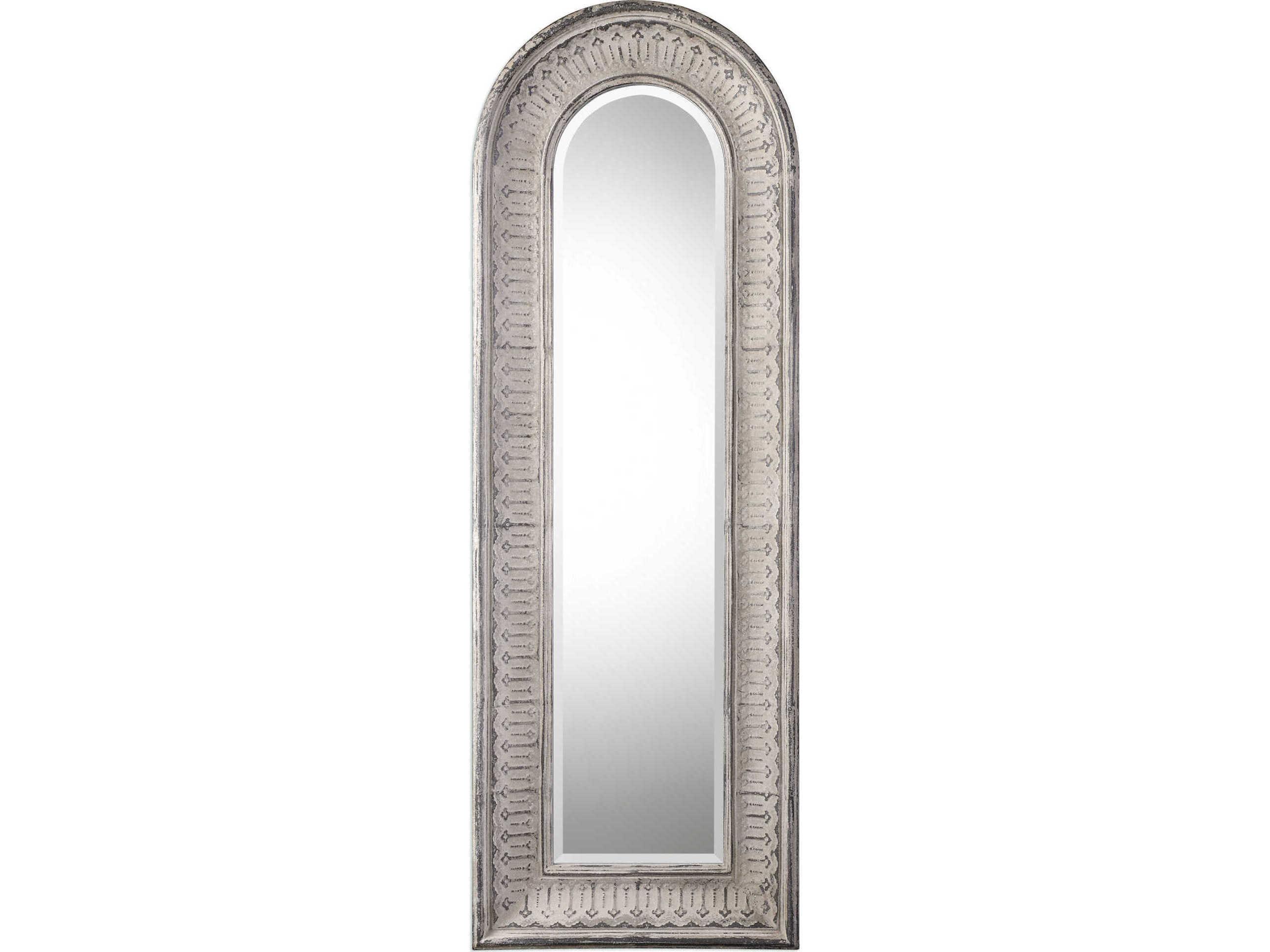 Uttermost Grace Feyock Argenton Aged Gray Arch Mirror