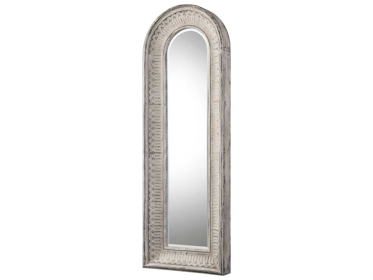 Uttermost Grace Feyock Argenton Aged Gray Arch Mirror