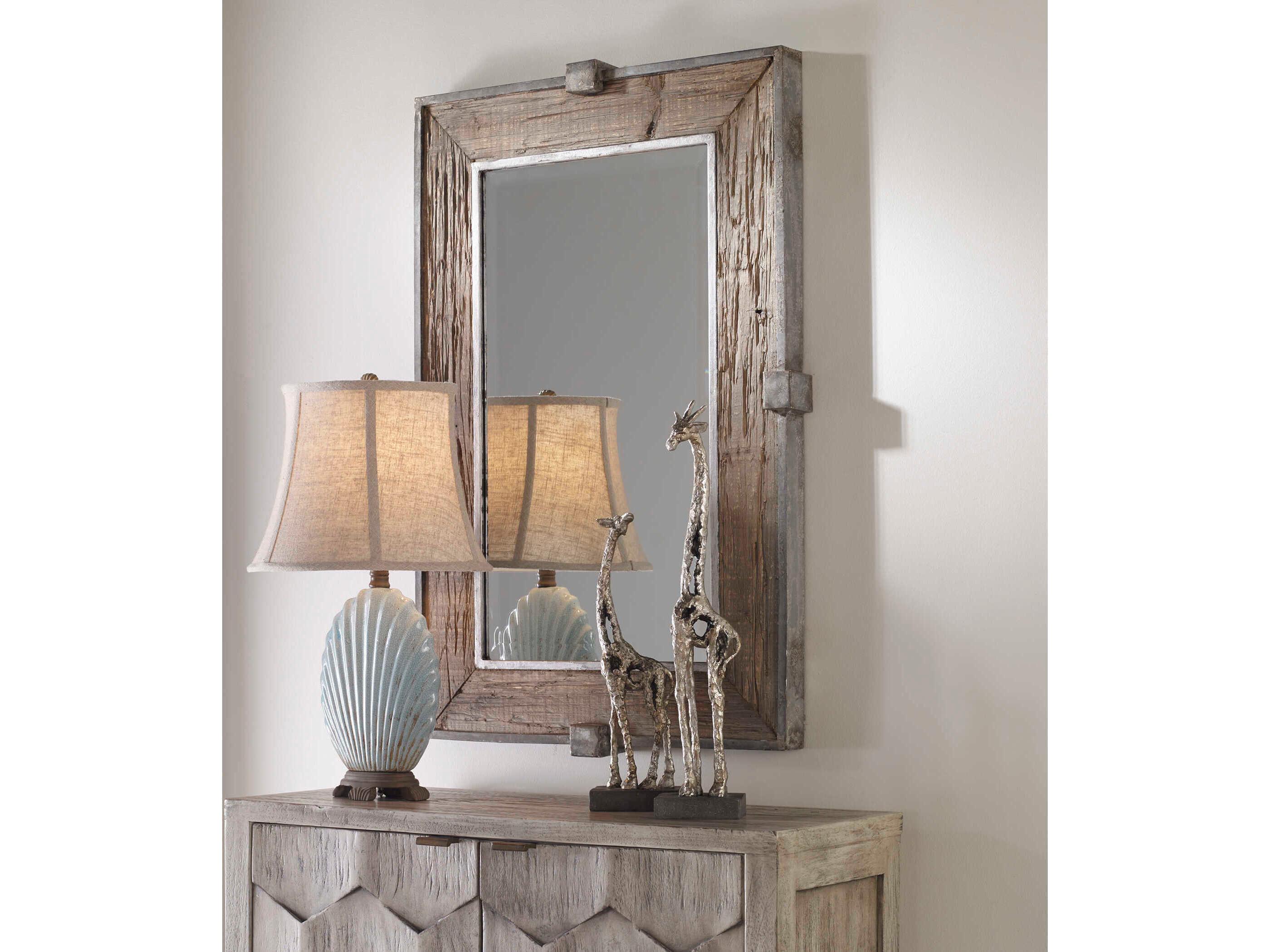 Uttermost Siringo Natural Rectangular Wall Mirror