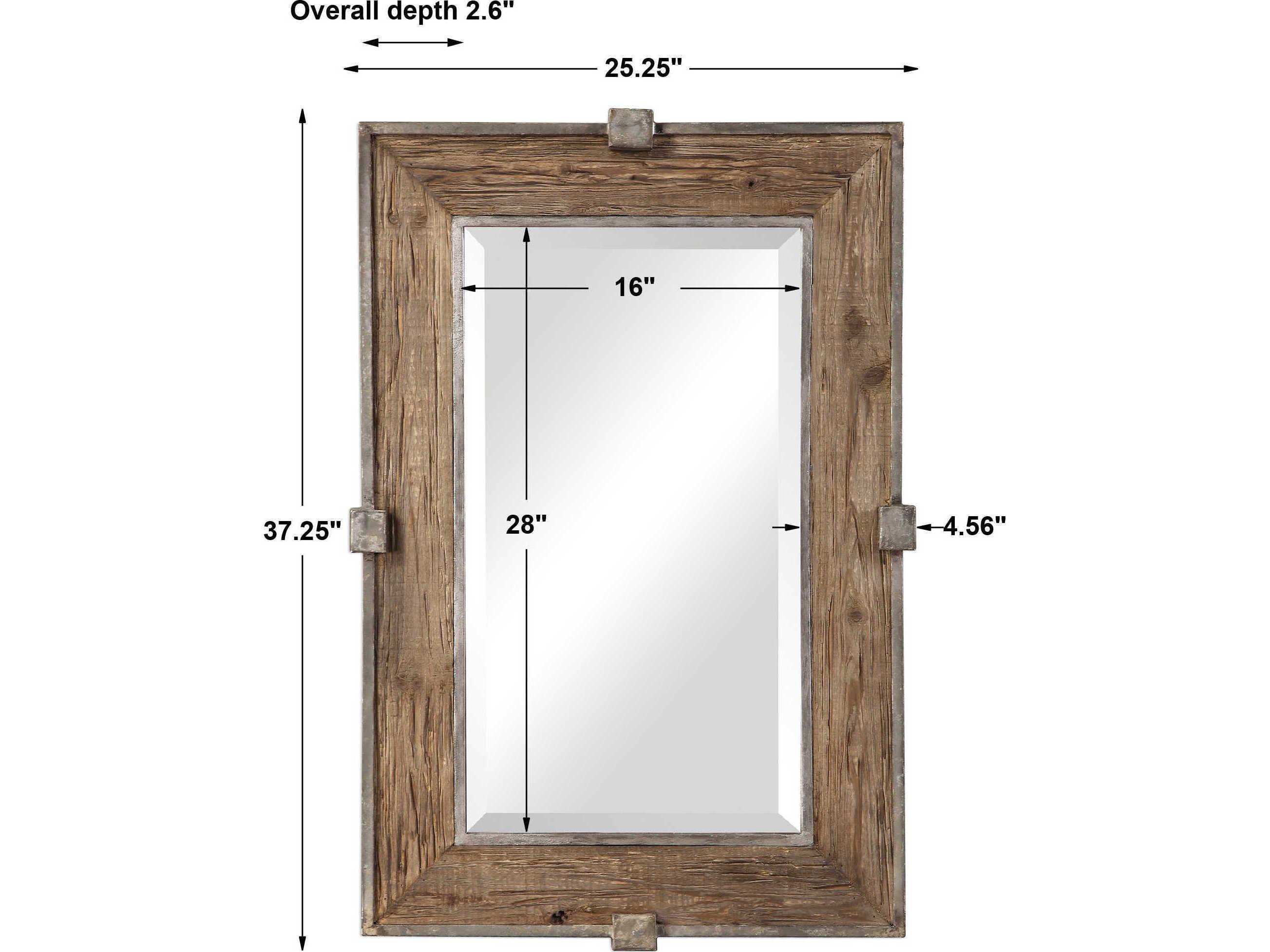 Uttermost Siringo Natural Rectangular Wall Mirror