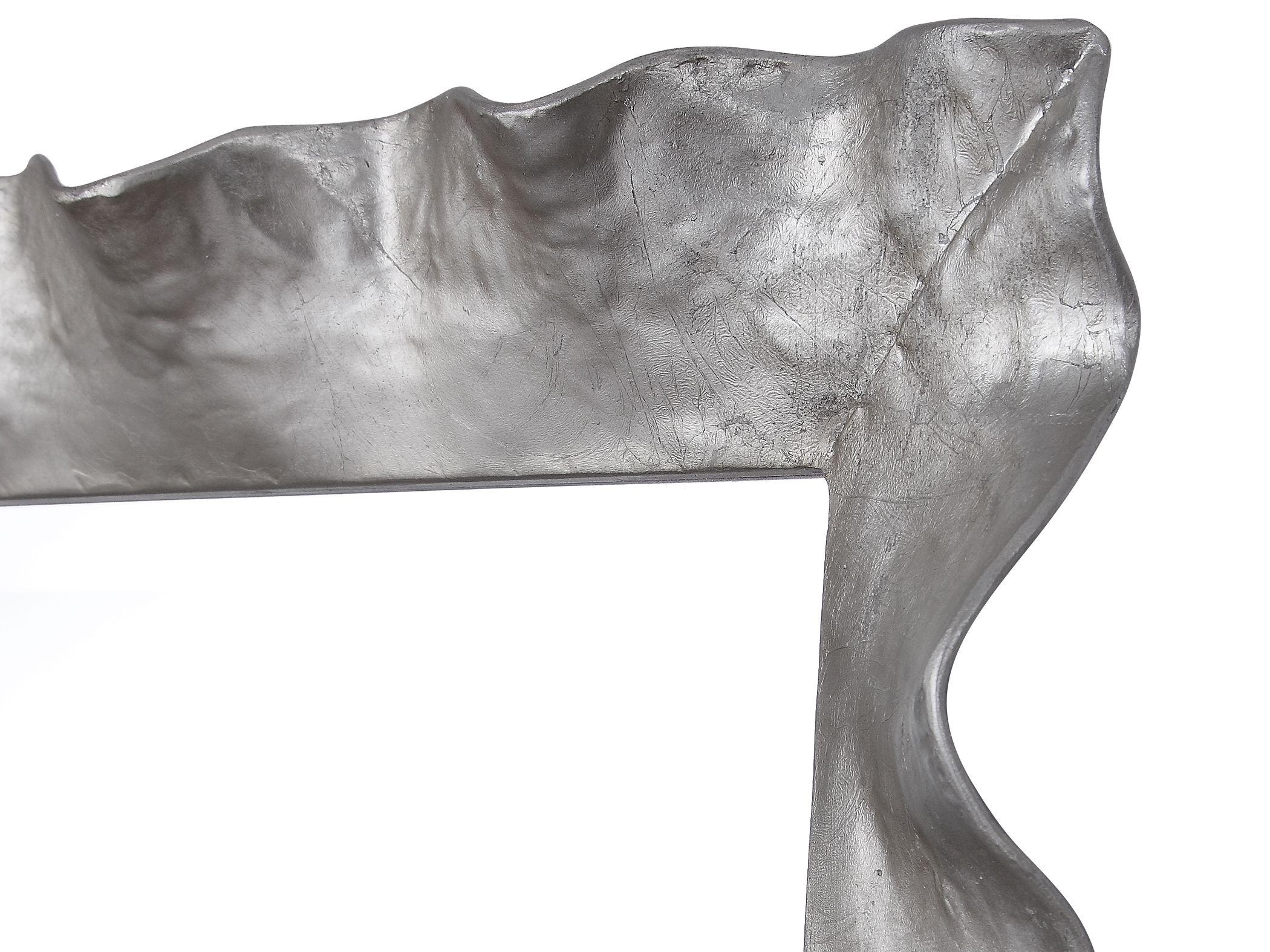 Uttermost Haya Silver Leaf Rectangular Wall Mirror