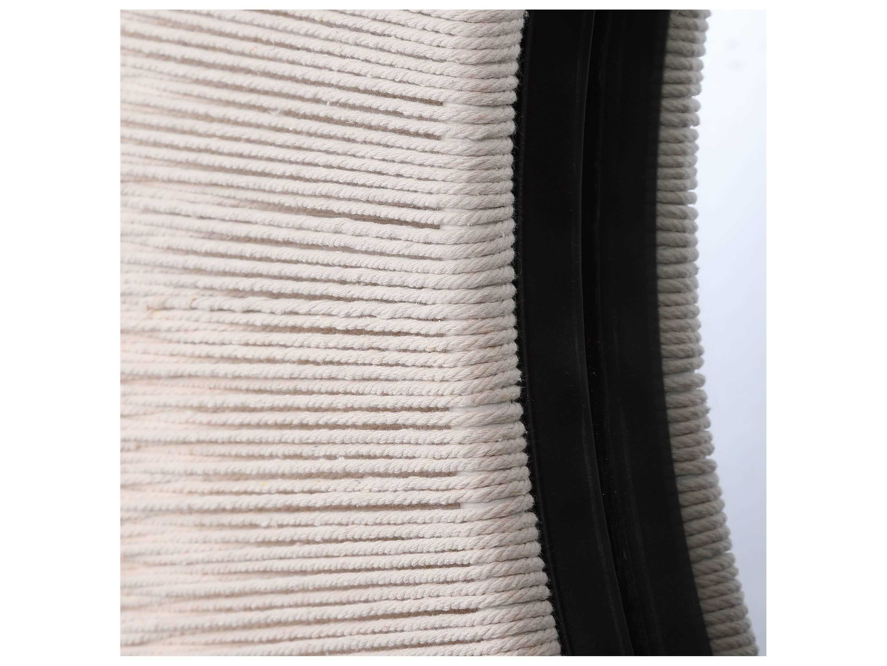 Uttermost Sailor Knot Neutral Beige Round Wall Mirror