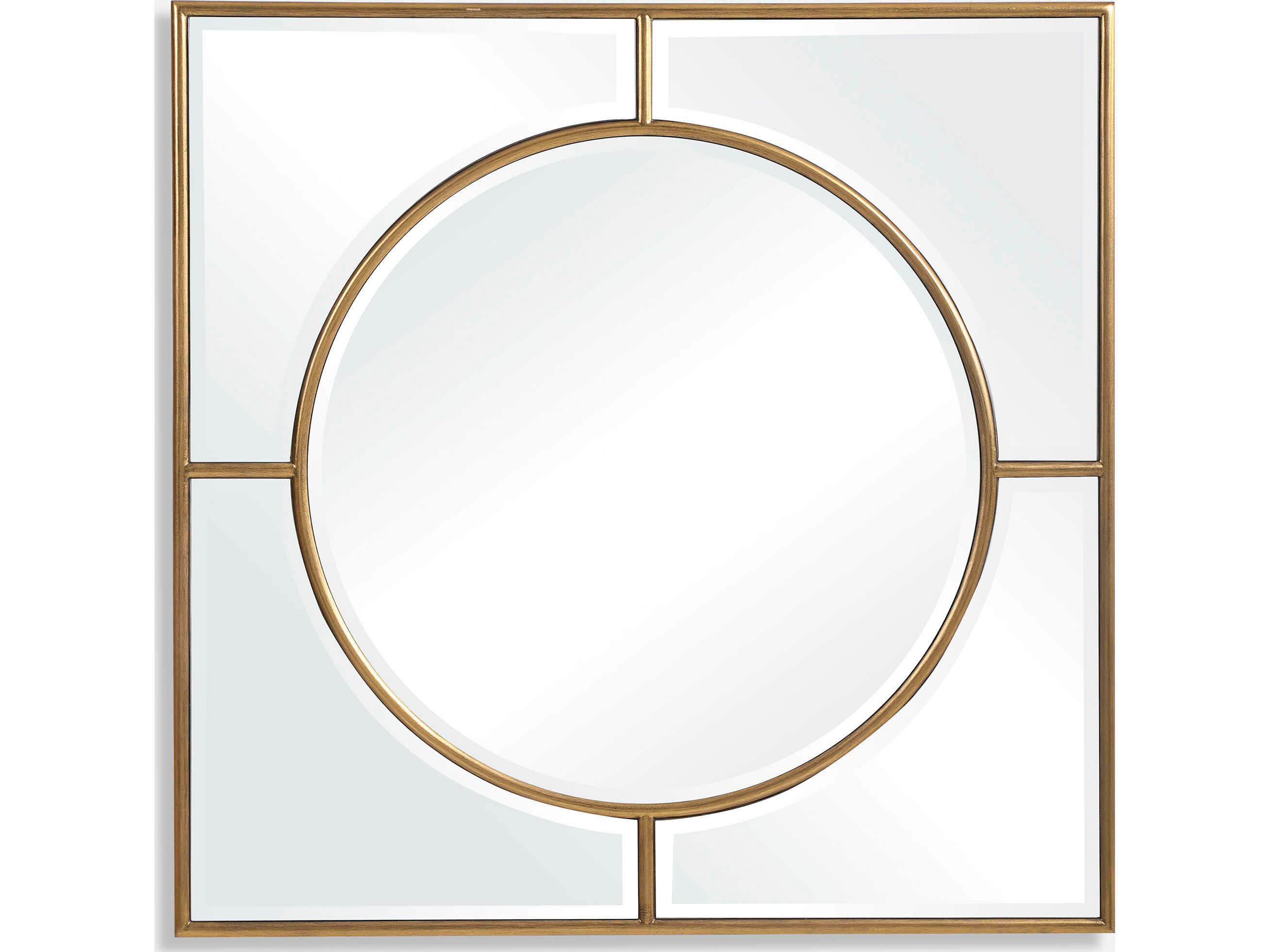 Uttermost Stanford Gold Square Wall Mirror