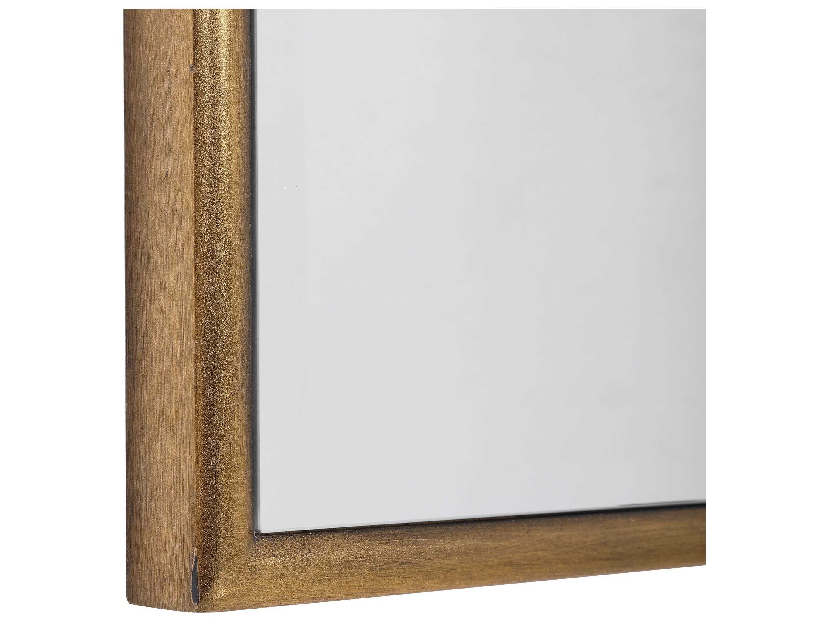 Uttermost Stanford Gold Square Wall Mirror