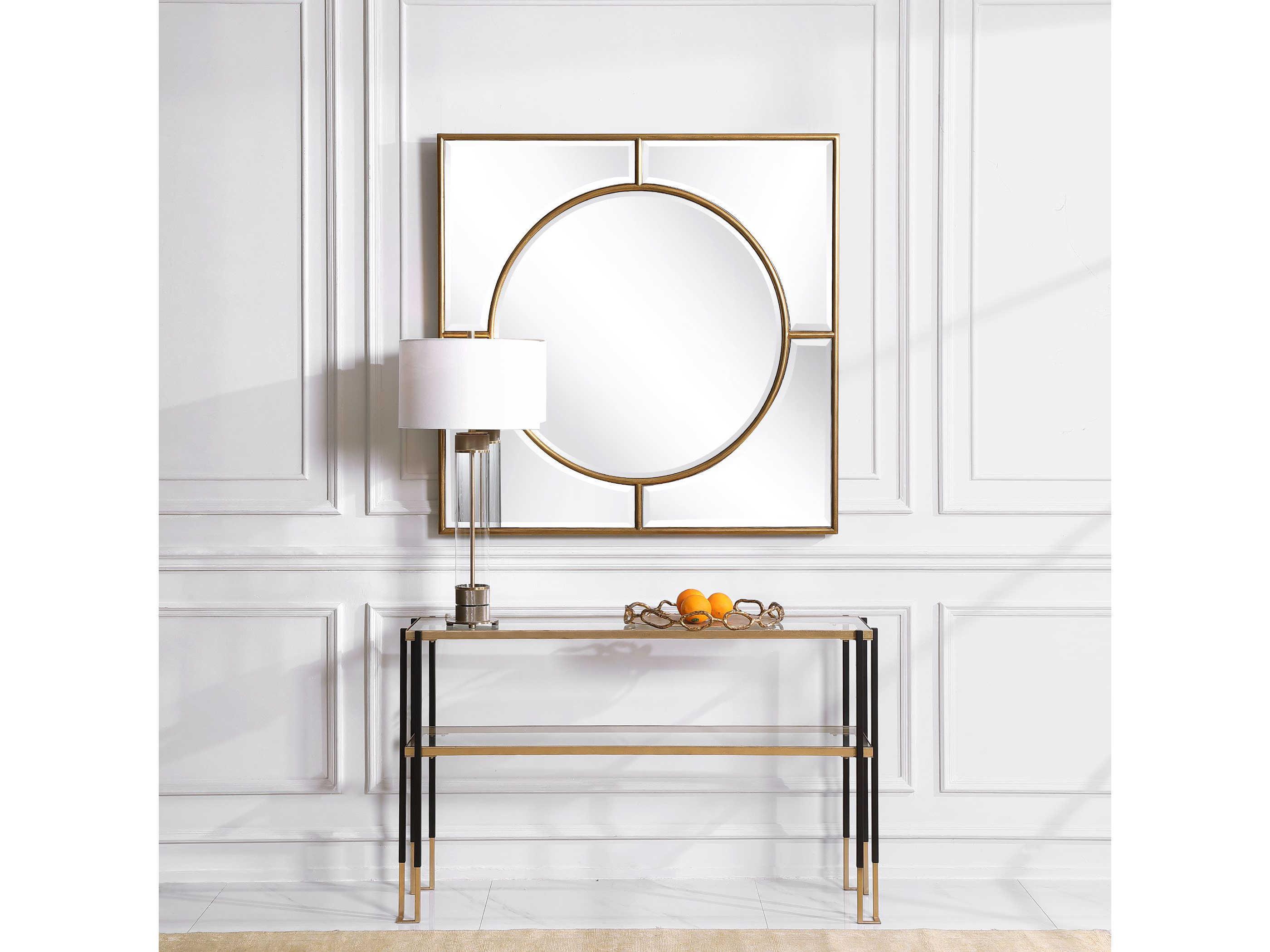 Uttermost Stanford Gold Square Wall Mirror