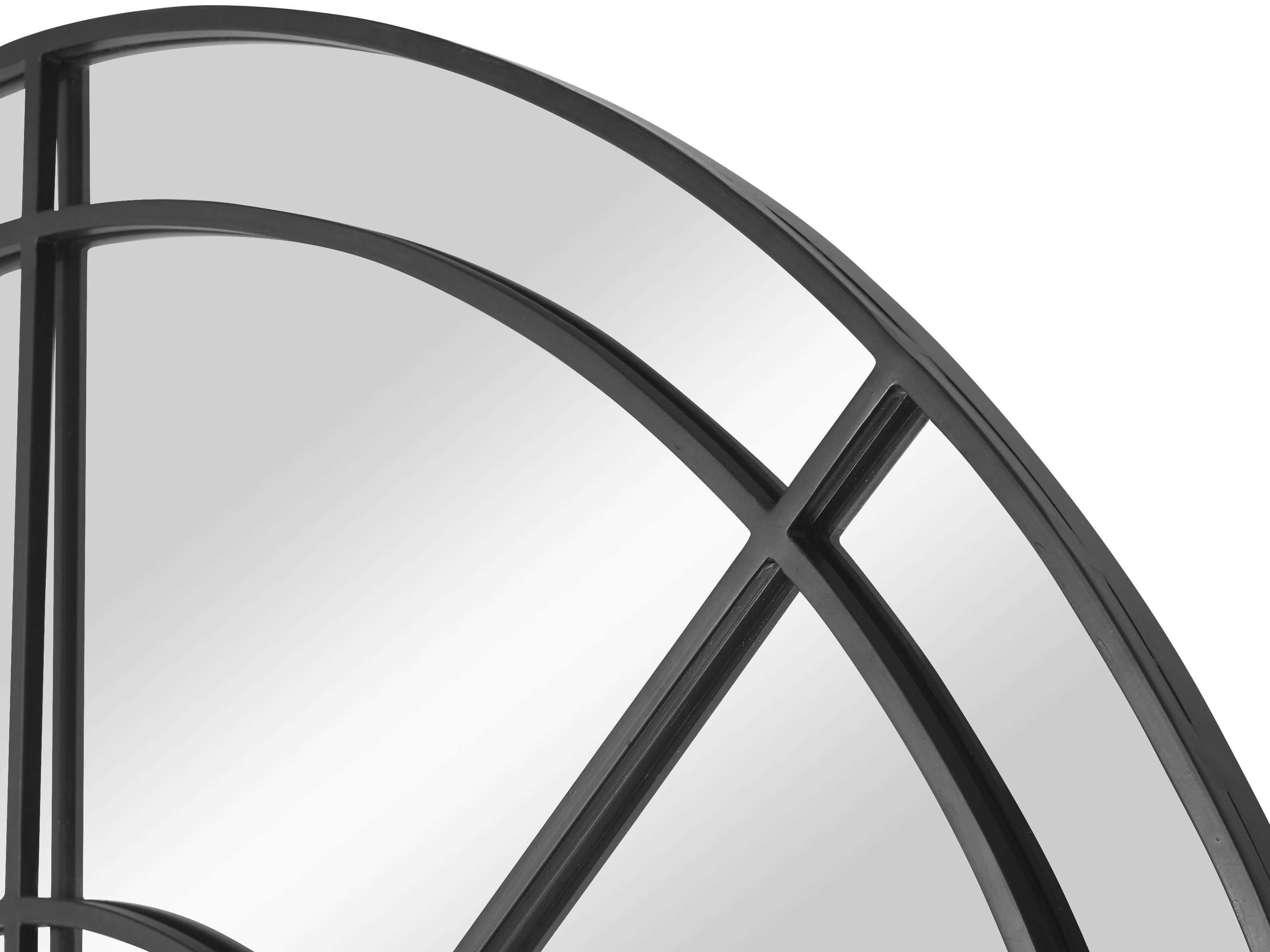 Uttermost Grantola Satin Black Arch Wall Mirror