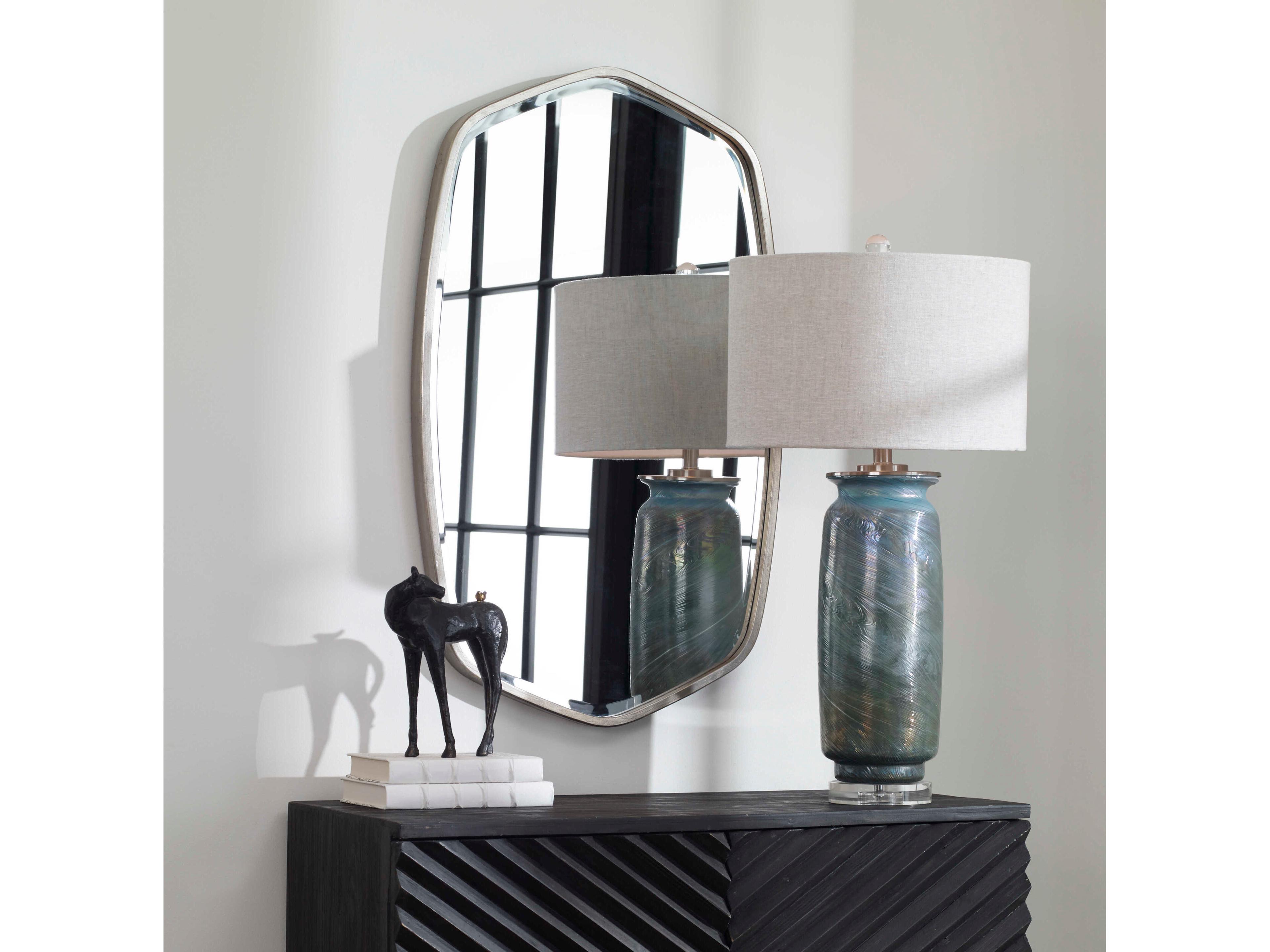 Uttermost Duronia Brushed Silver Wall Mirror