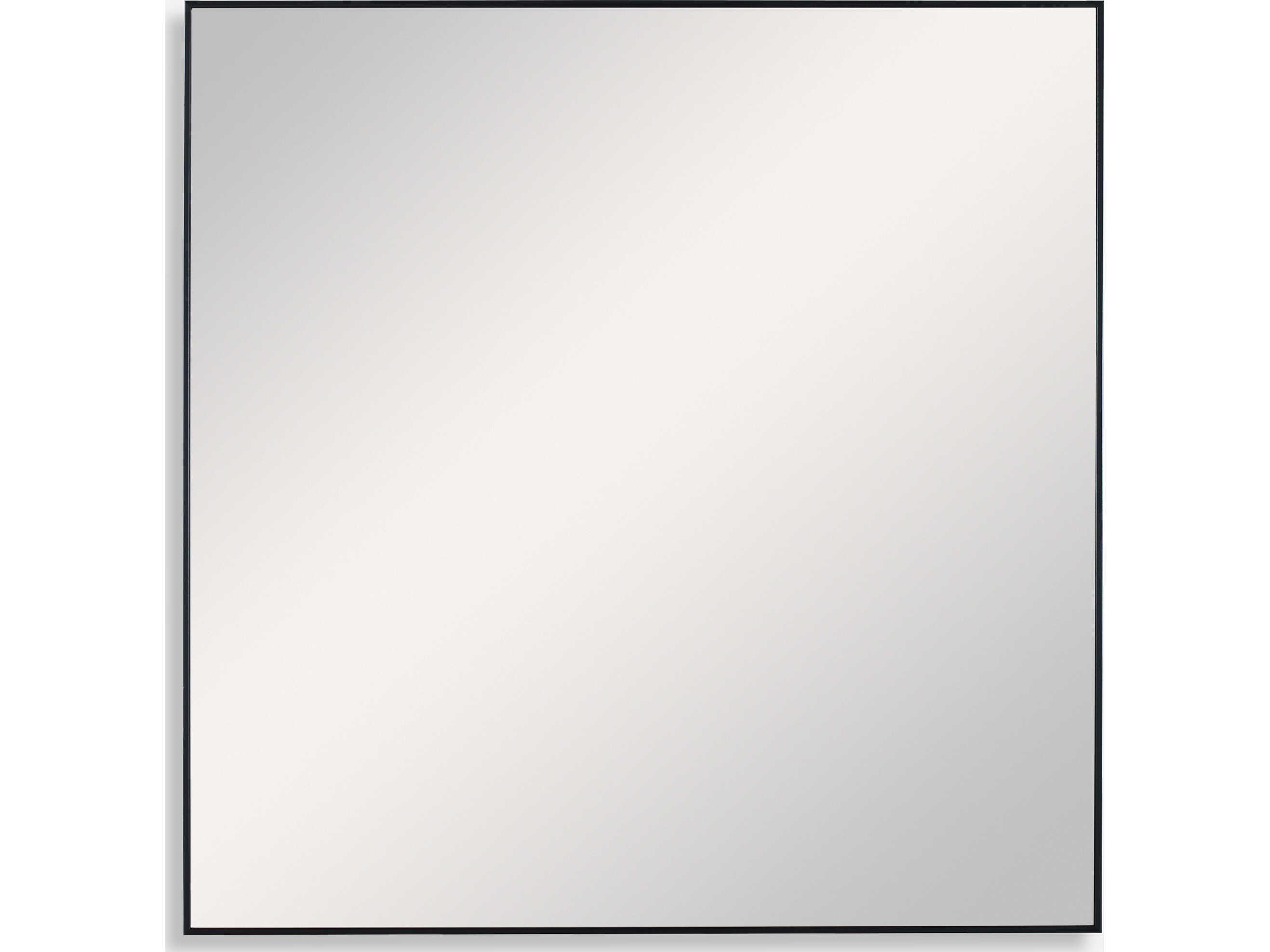 Uttermost Alexo Matte Black Square Wall Mirror