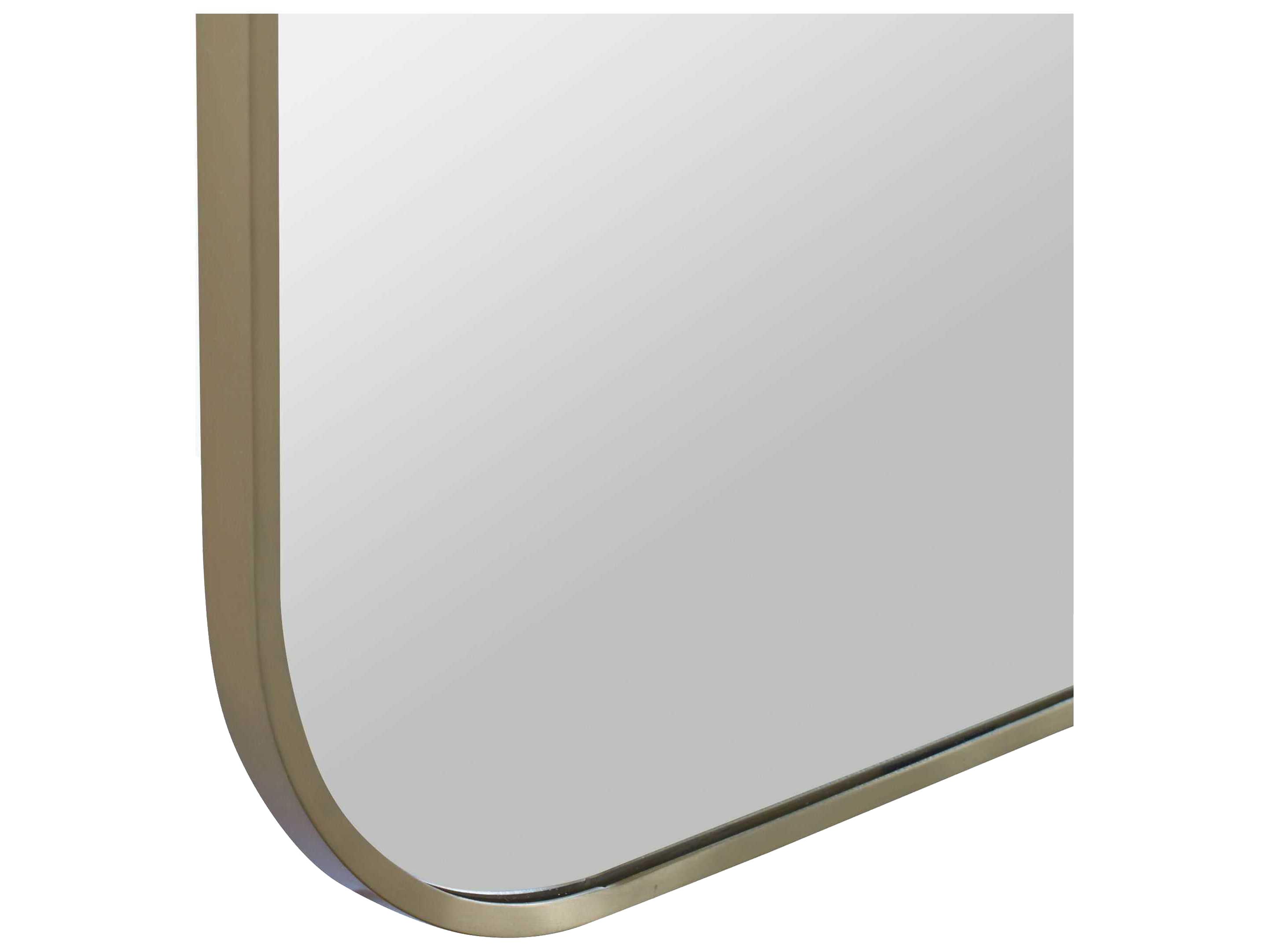 Uttermost Taft Antique Brass Rectangular Wall Mirror