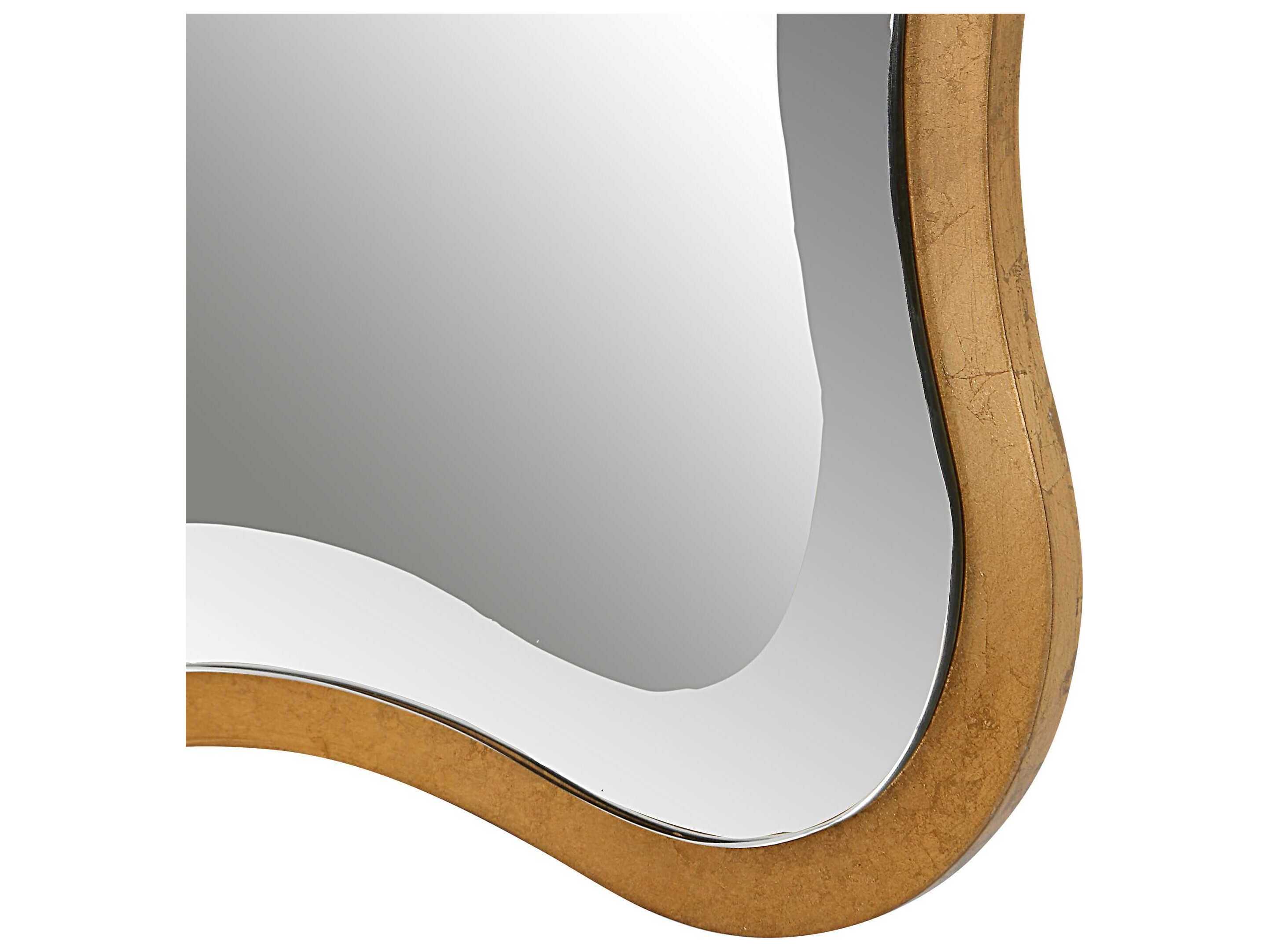 Uttermost Aneta Gold Rectangular Wall Mirror