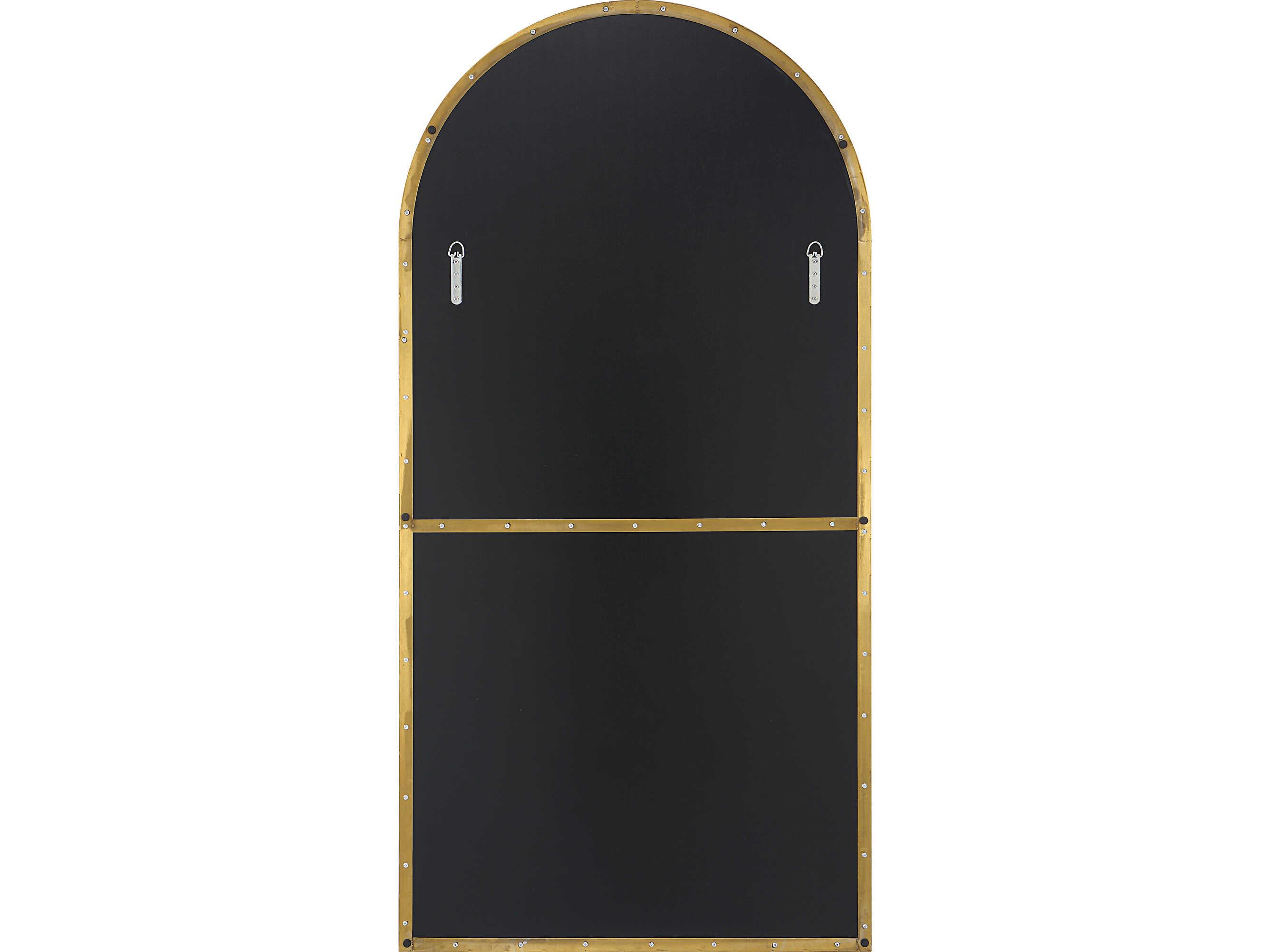 Uttermost Crosley Antique Brass Floor Mirror