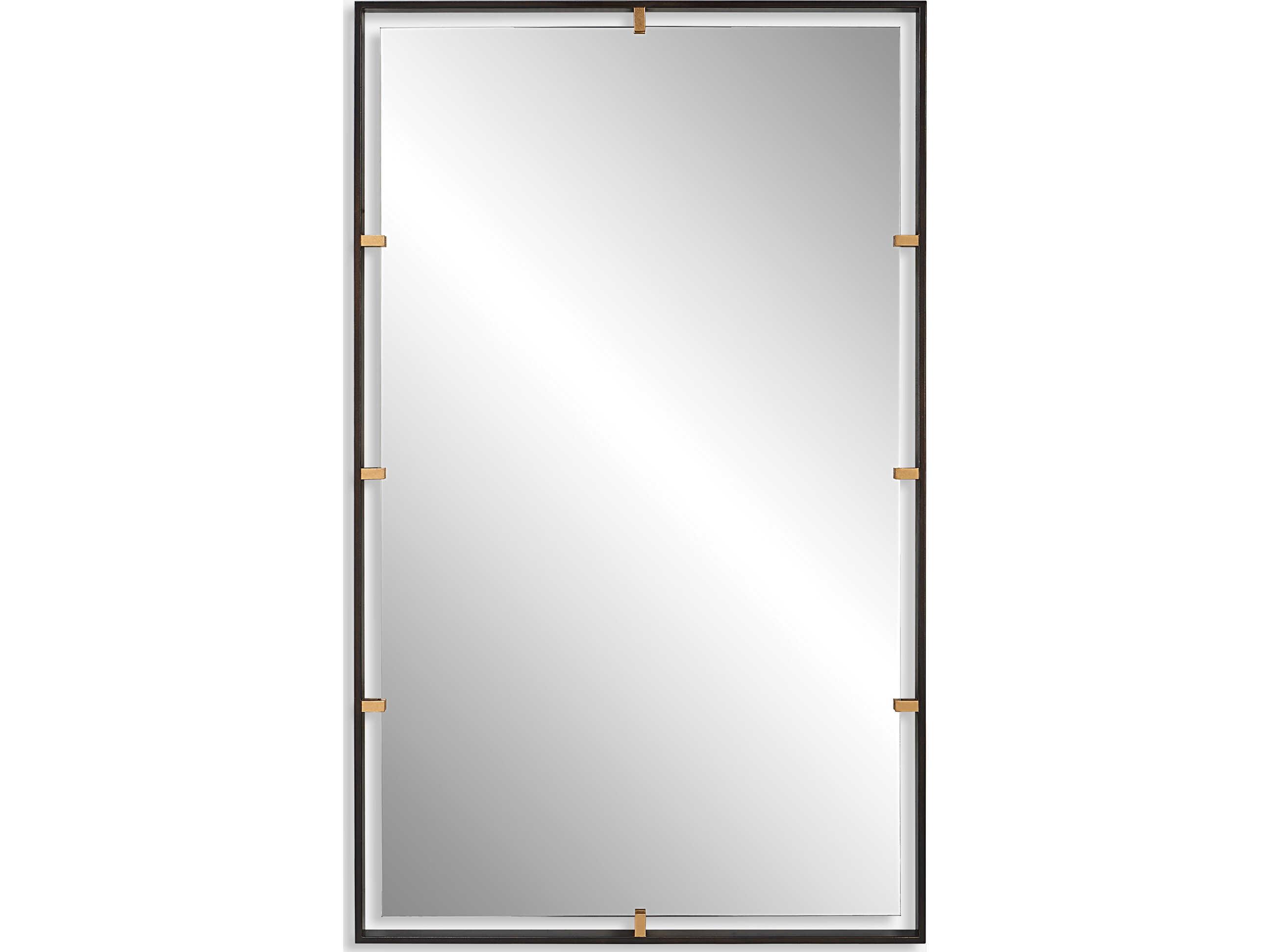 Uttermost Egon Bronze Rectangular Wall Mirror