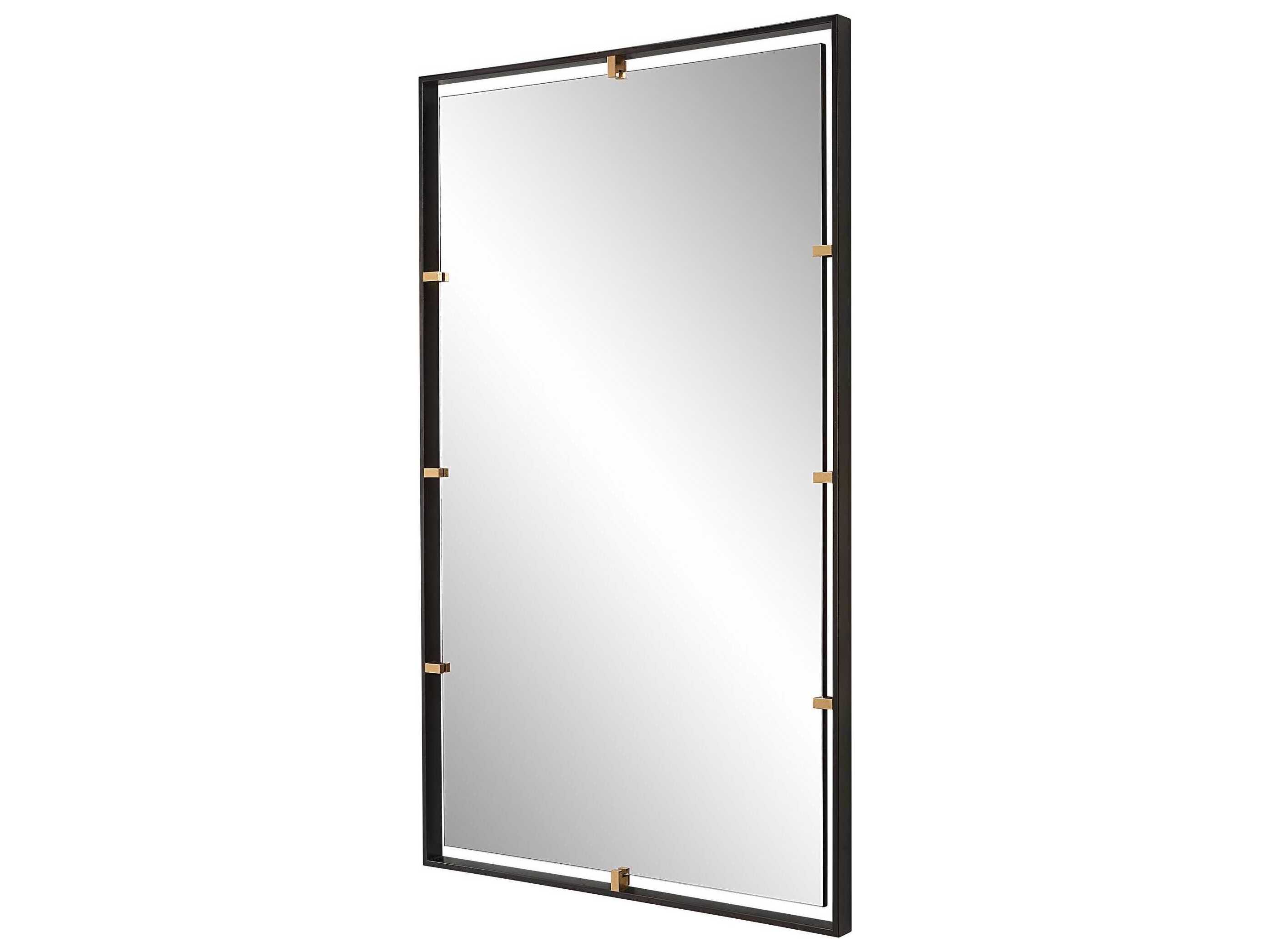 Uttermost Egon Bronze Rectangular Wall Mirror