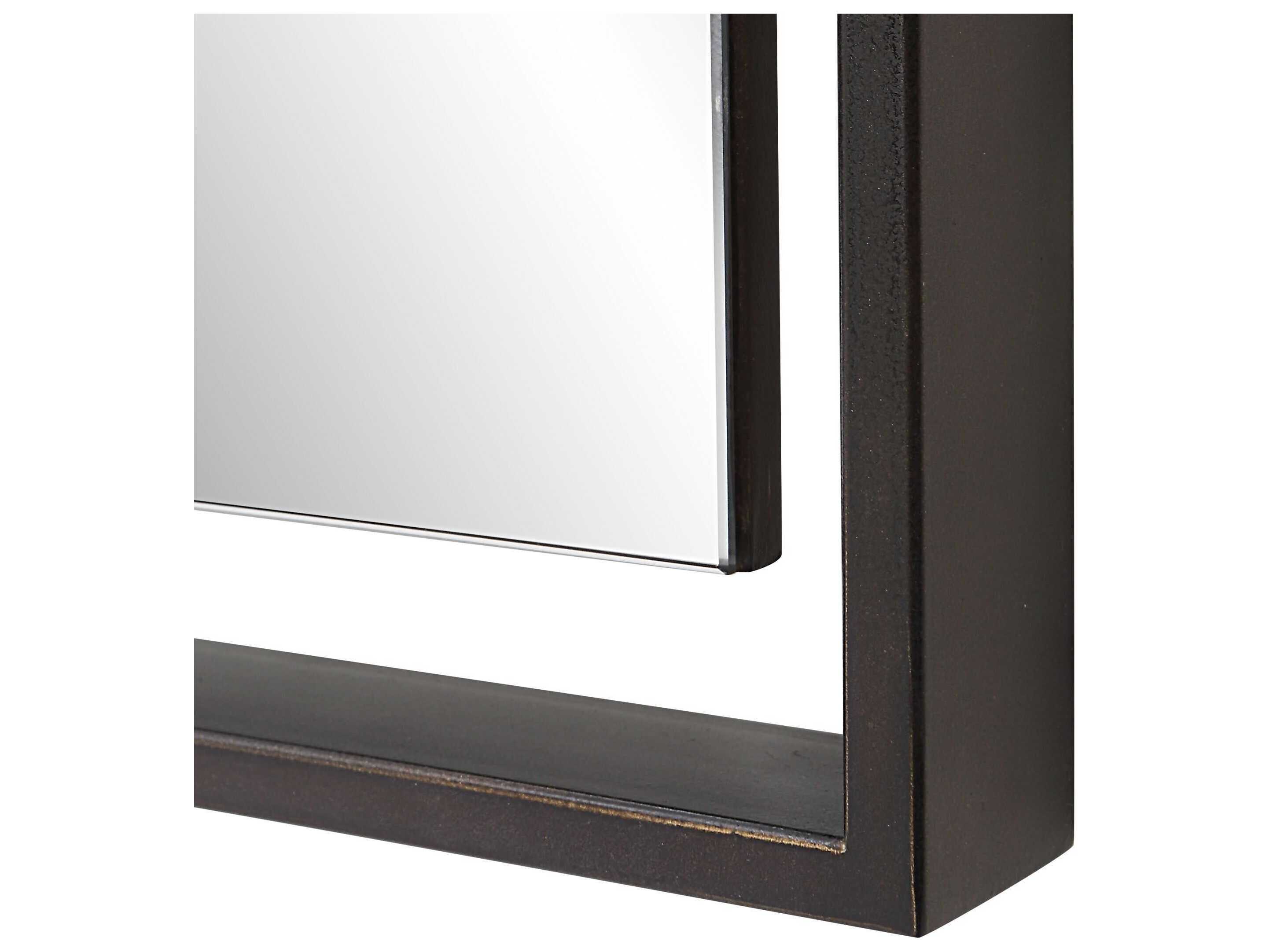 Uttermost Egon Bronze Rectangular Wall Mirror