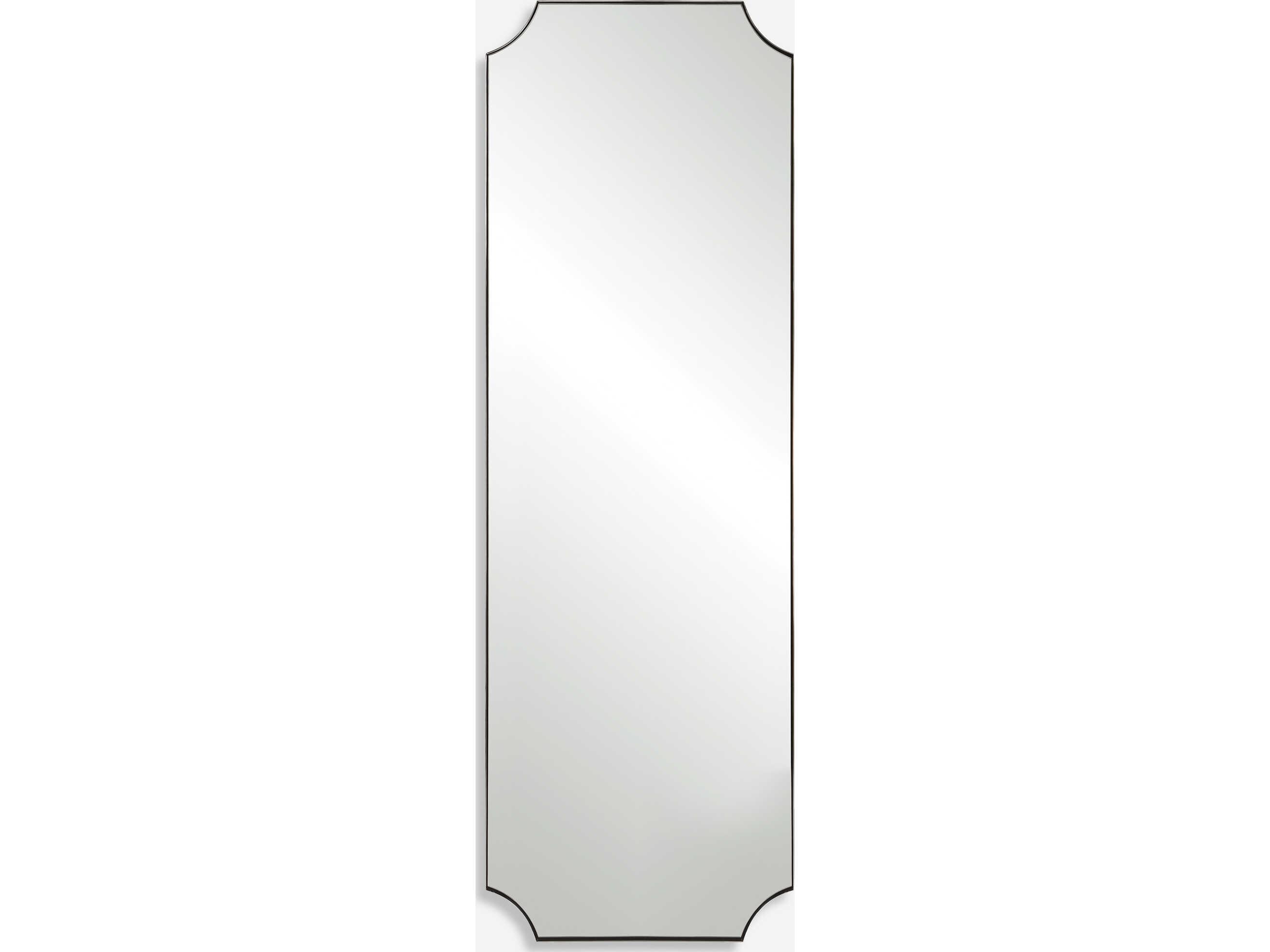 Uttermost Lennox Polished Nickel Rectangular Wall Mirror