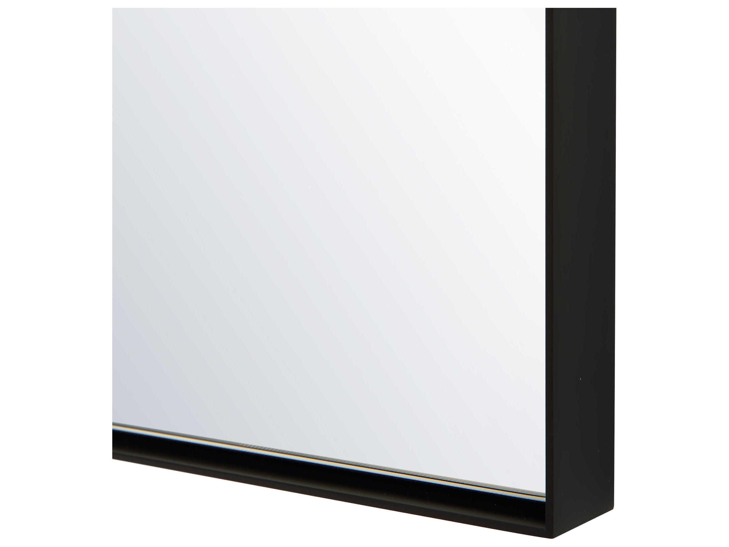 Uttermost Tordera Satin Black Wall Mirror