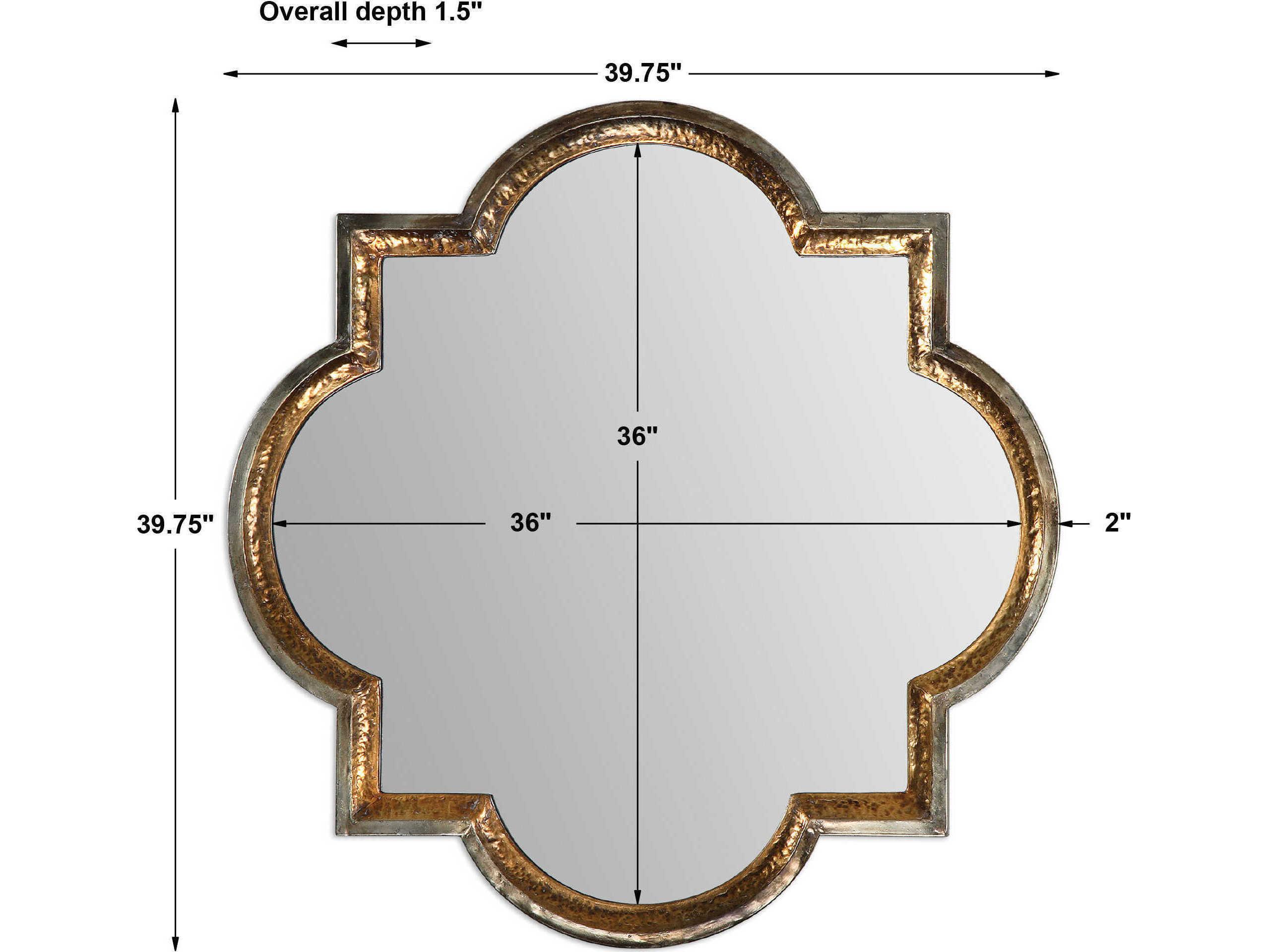 Uttermost Lourosa Gold Wall Mirror
