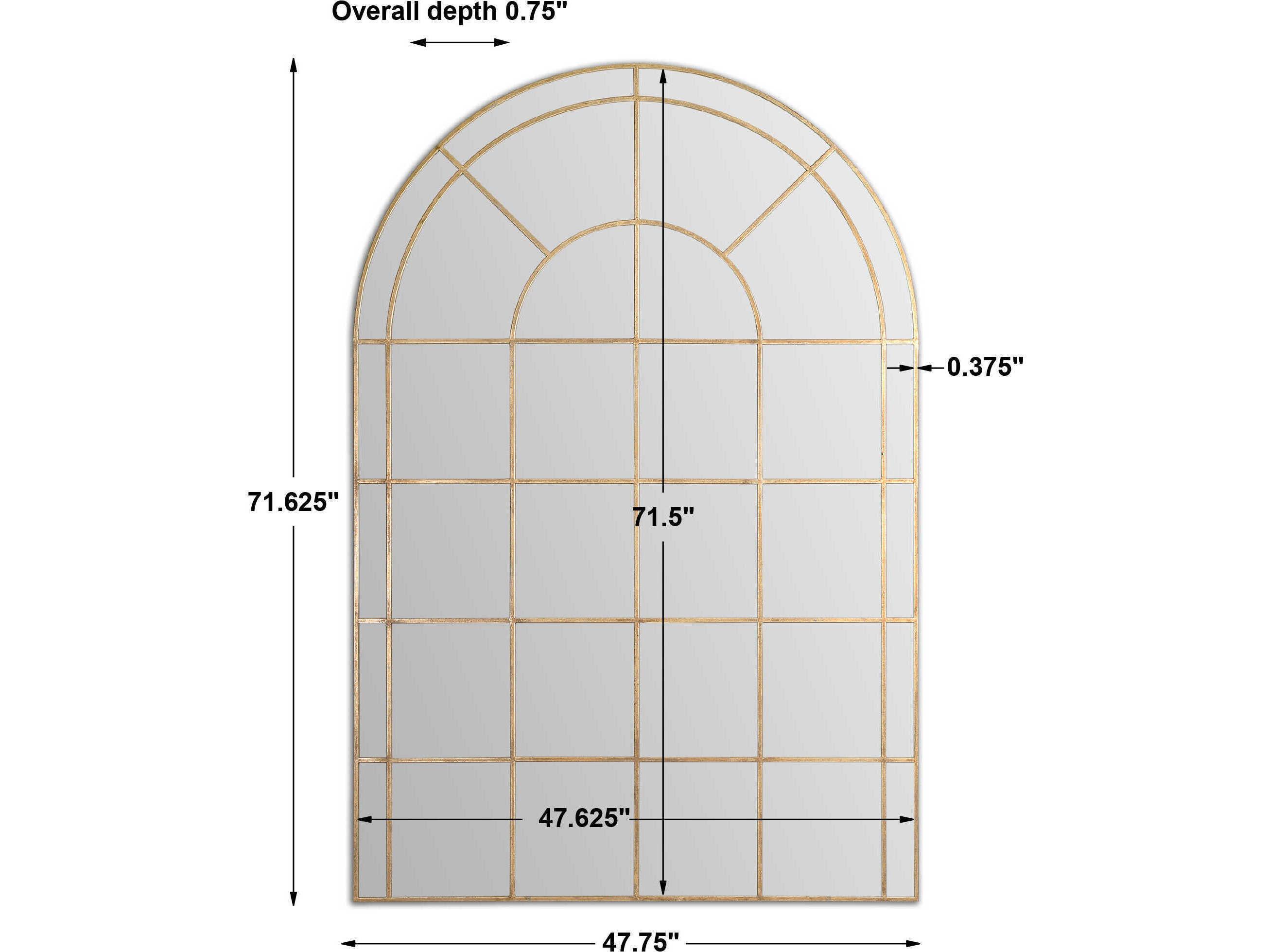 Uttermost Grantola Arched Wall Mirror