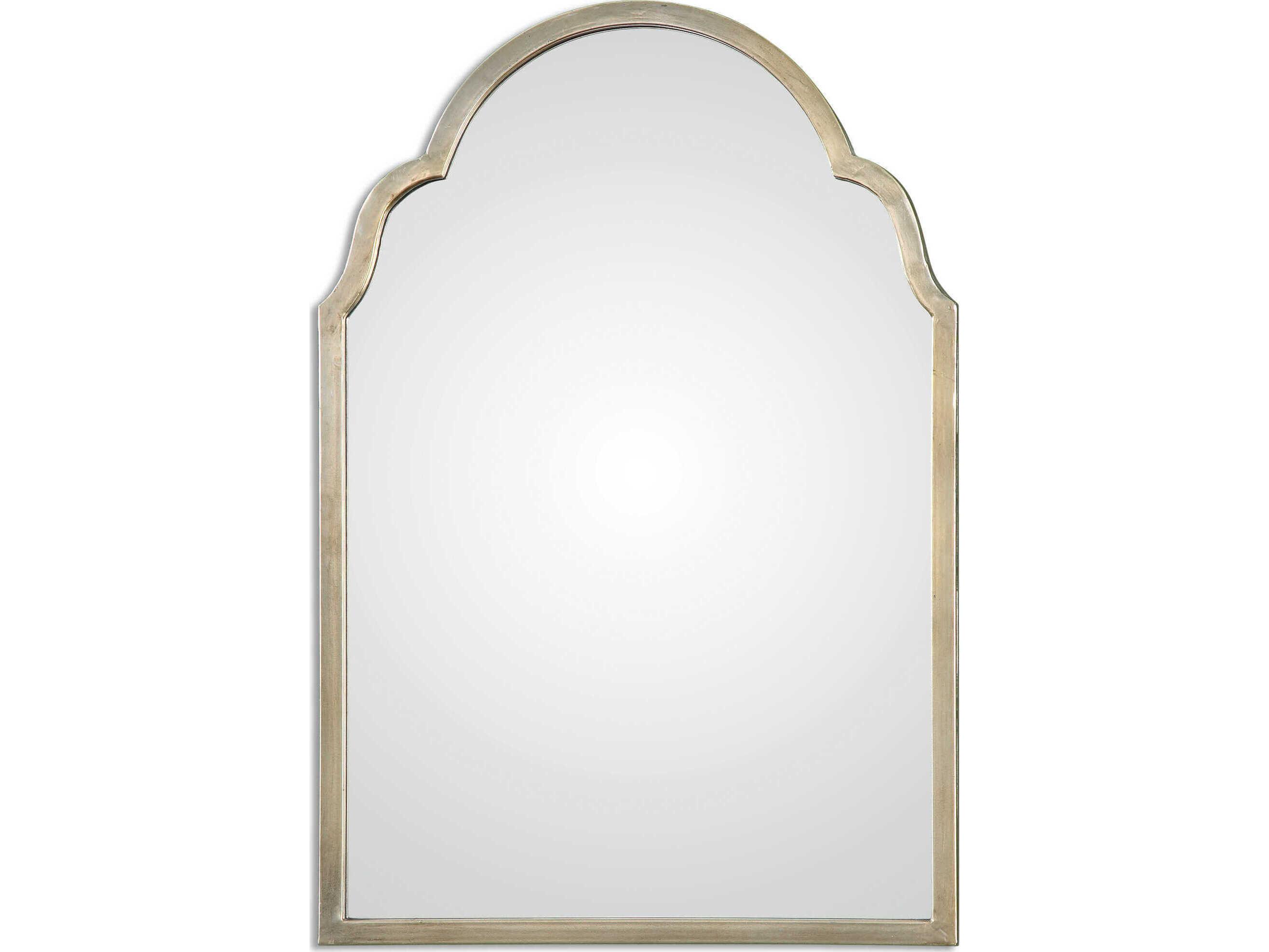 Uttermost Brayden Petite Silver Arch Wall Mirror