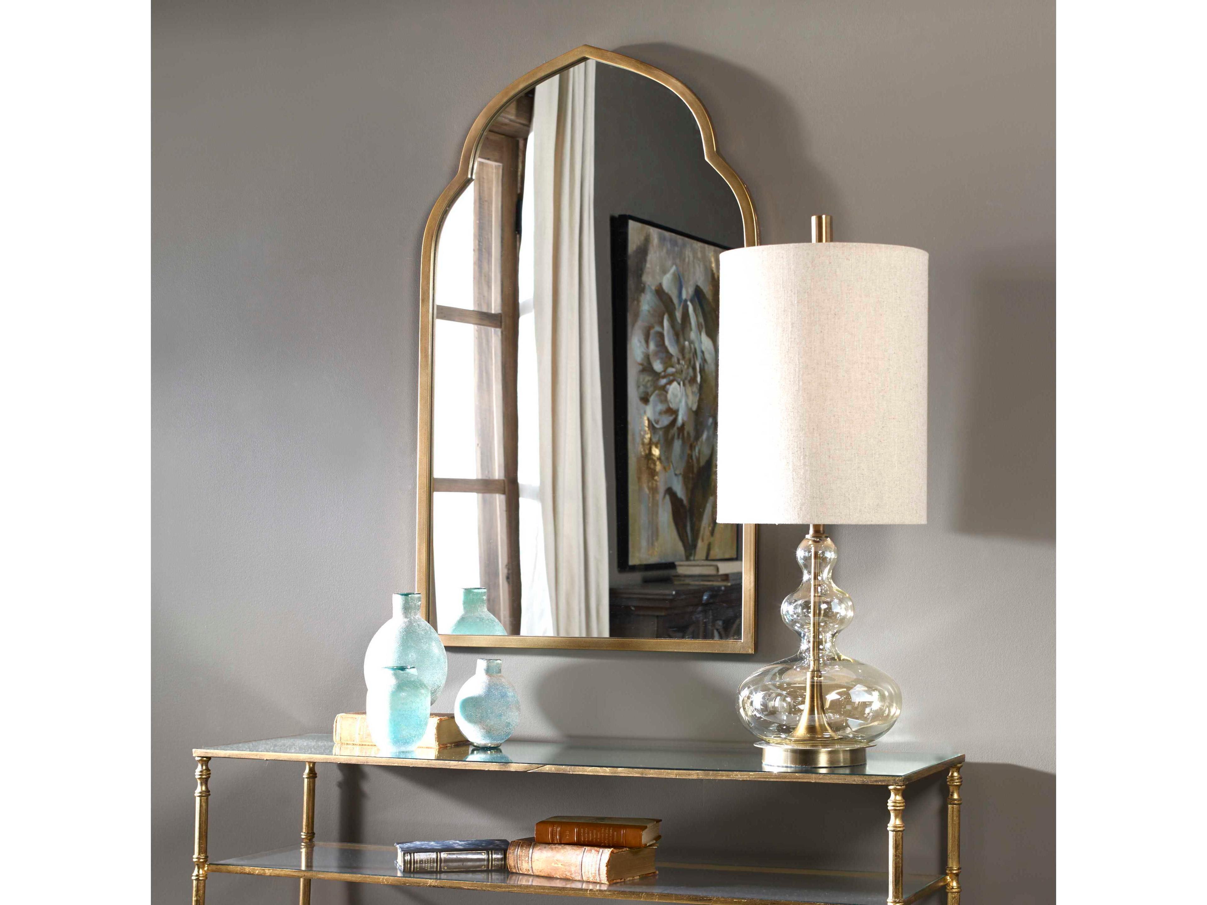 Uttermost Kenitra Gold Arch Wall Mirror