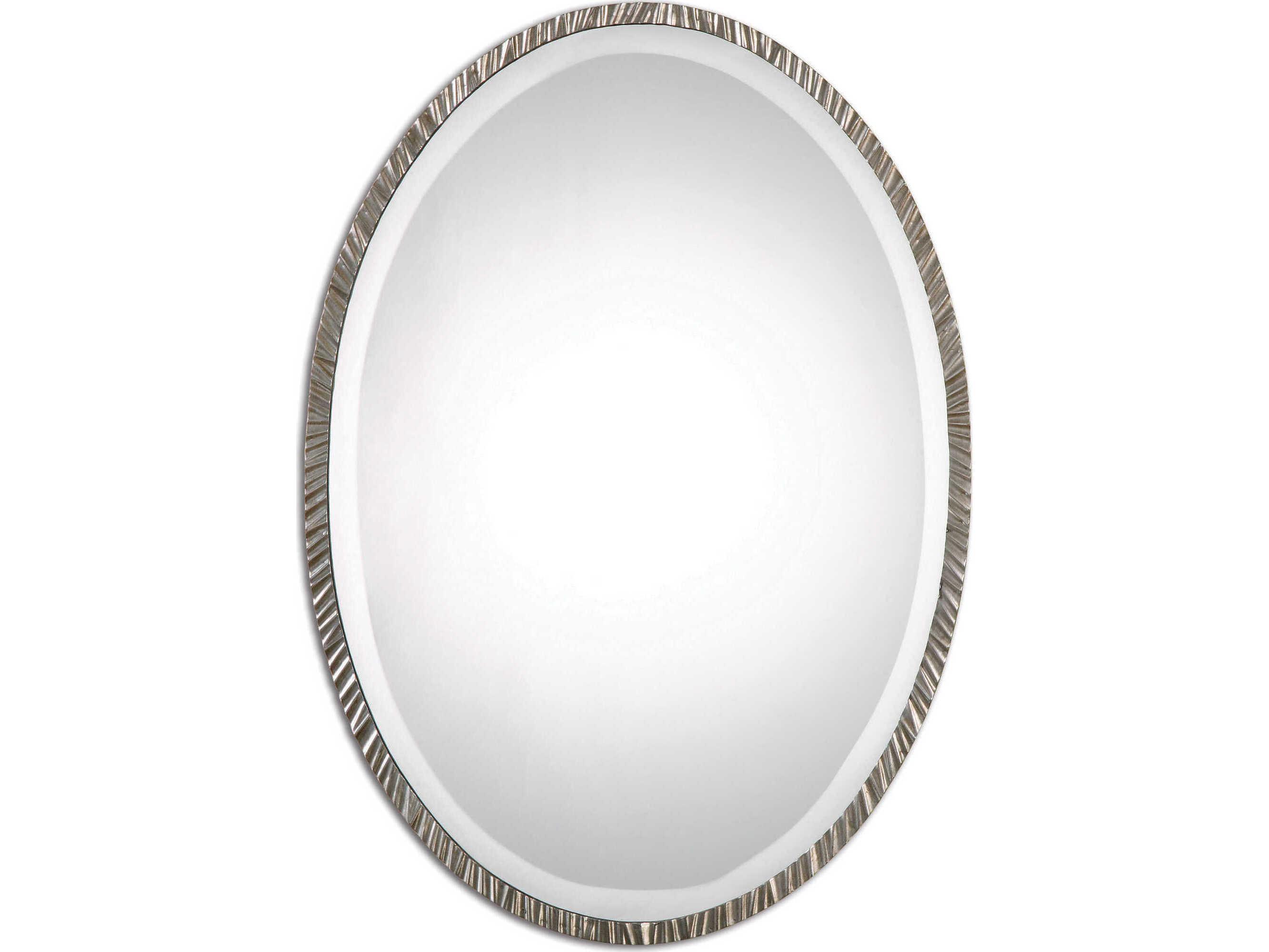 Uttermost Annadel Oval Gray Wall Mirror