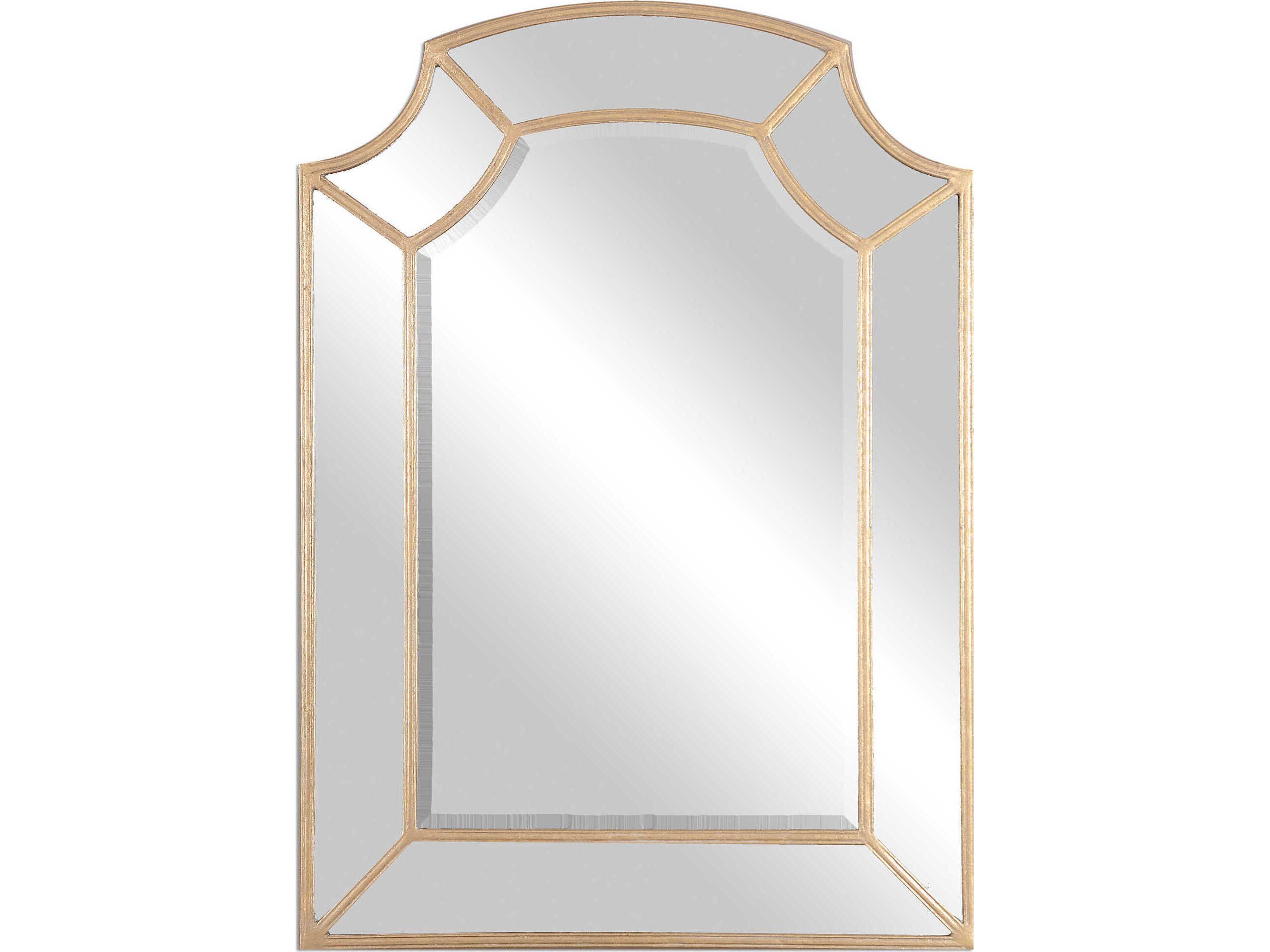 Uttermost Francoli Antique Gold Arch Wall Mirror
