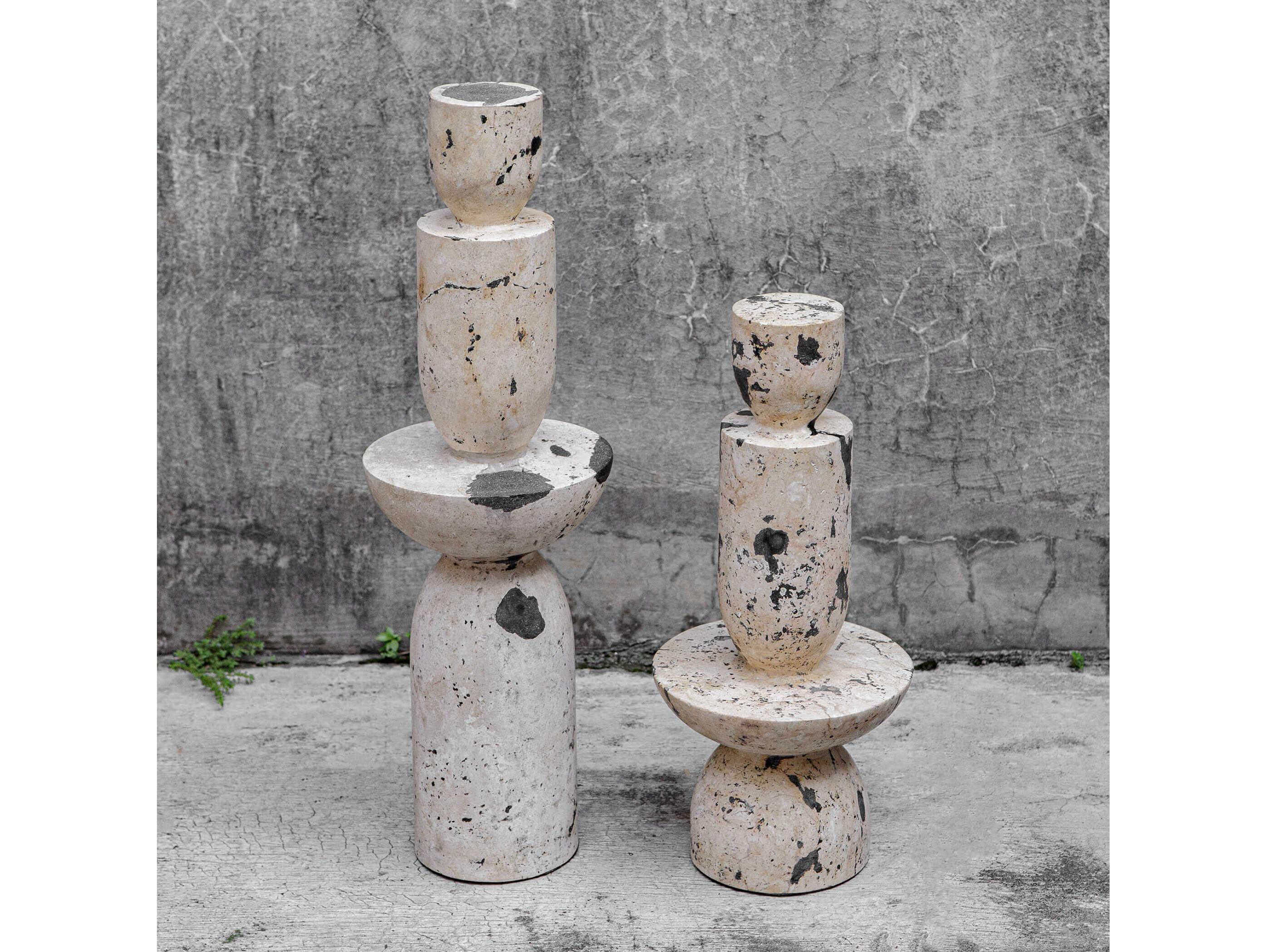 Uttermost Nouveau Tower Sculptures Set of 2