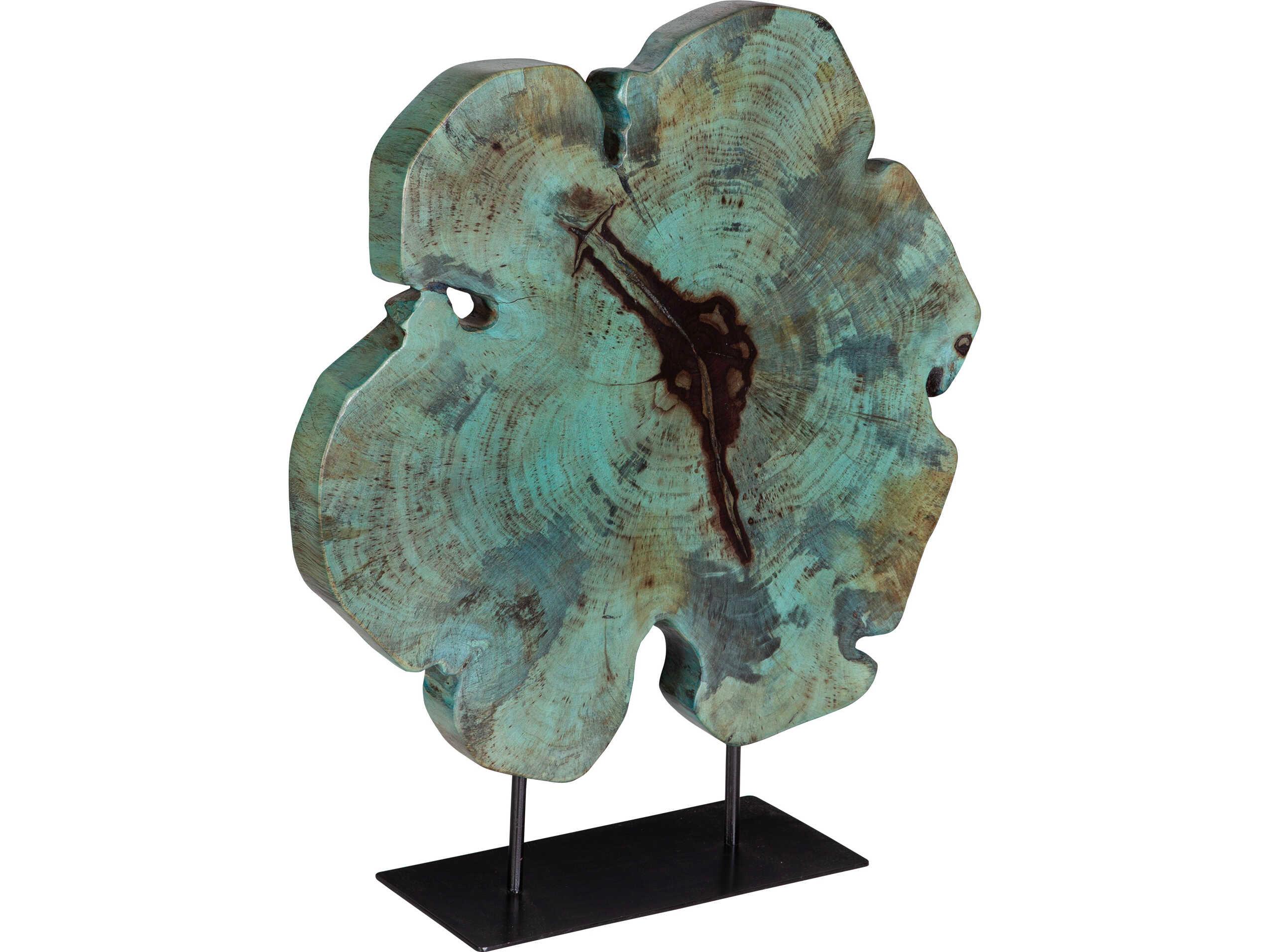 Uttermost Bahati Wood Blue Sculpture