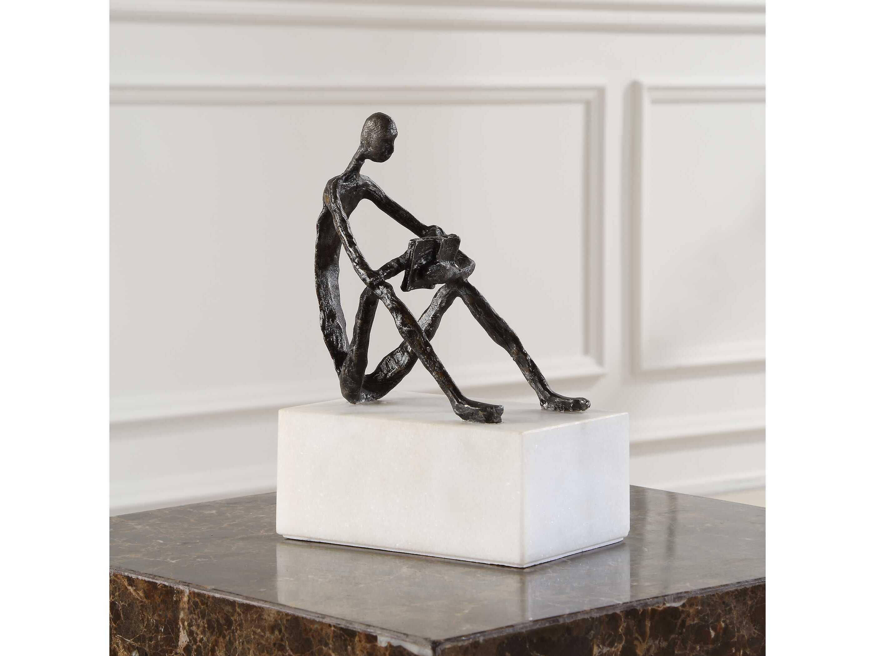 Uttermost Sit Back, Relax And Read, Iron Sculpture