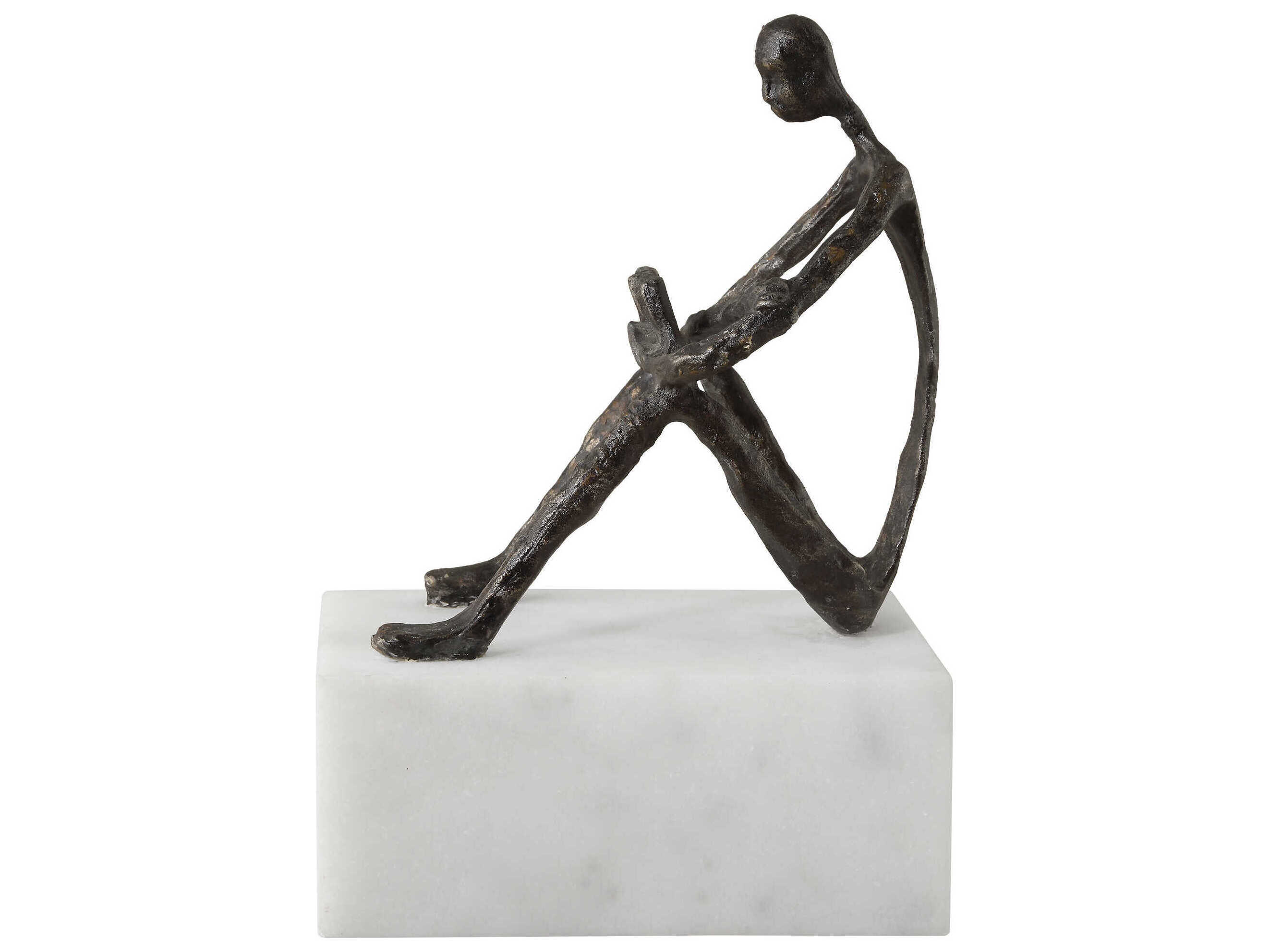 Uttermost Sit Back, Relax And Read, Iron Sculpture