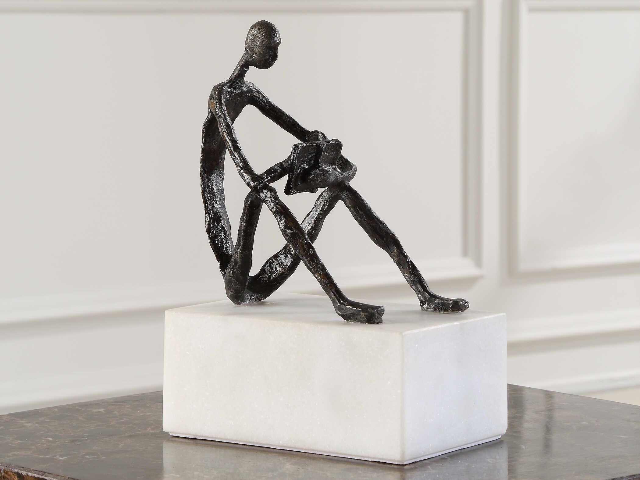 Uttermost Sit Back, Relax And Read, Iron Sculpture