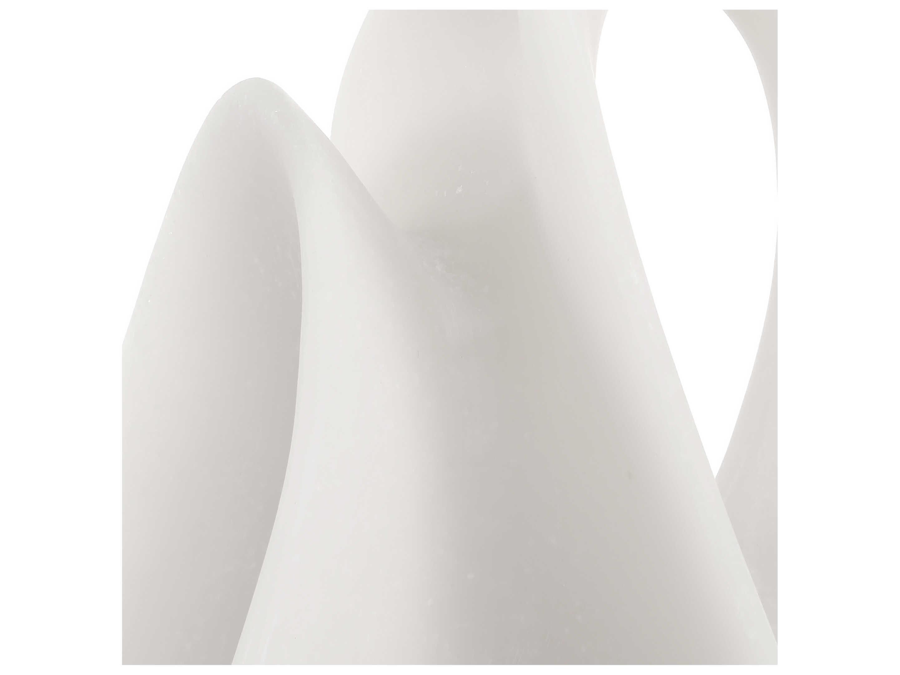 Uttermost Silent Wave White Sculptures Set of 2