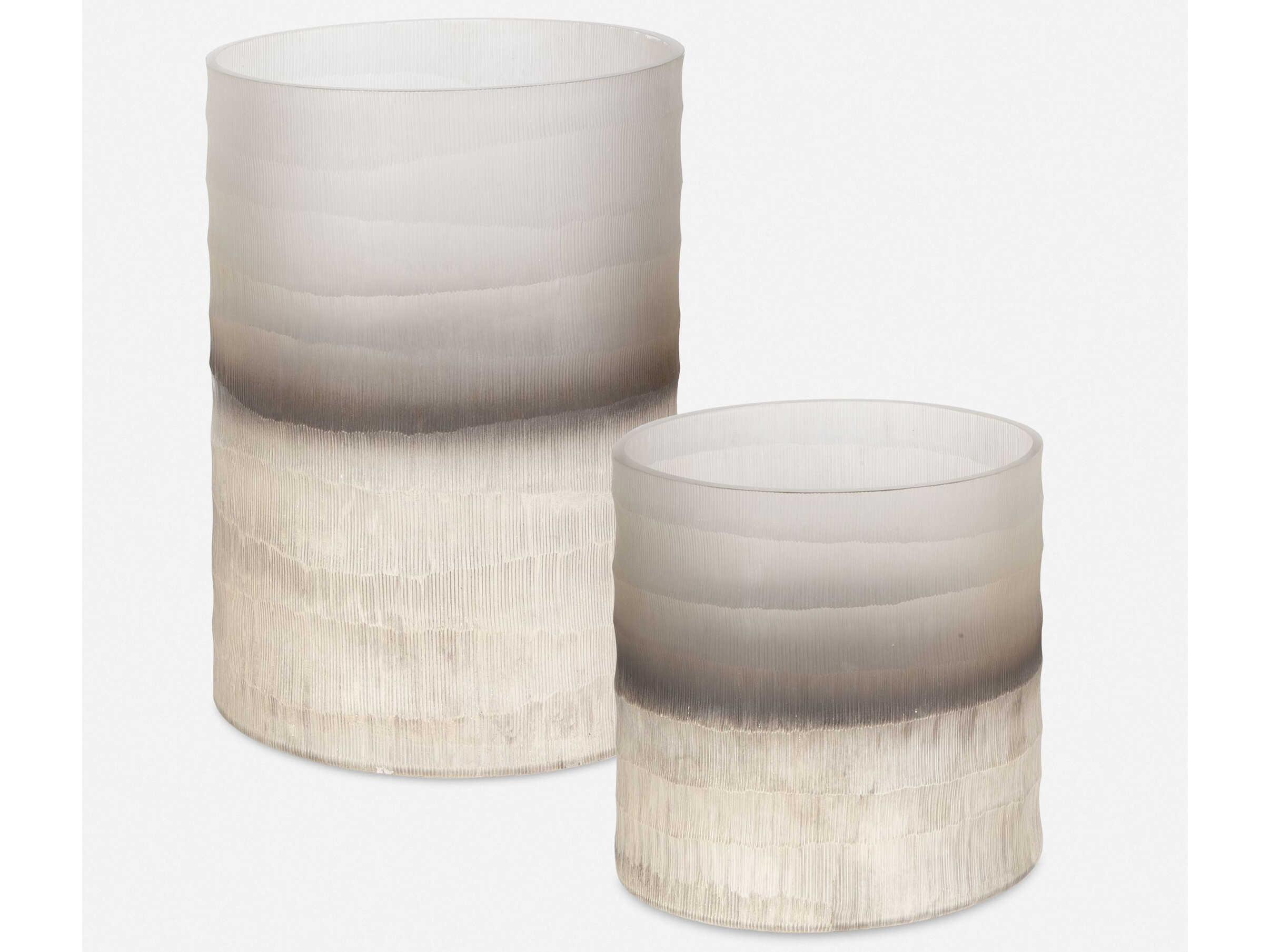Uttermost Ombra Modern Vase Set of 2