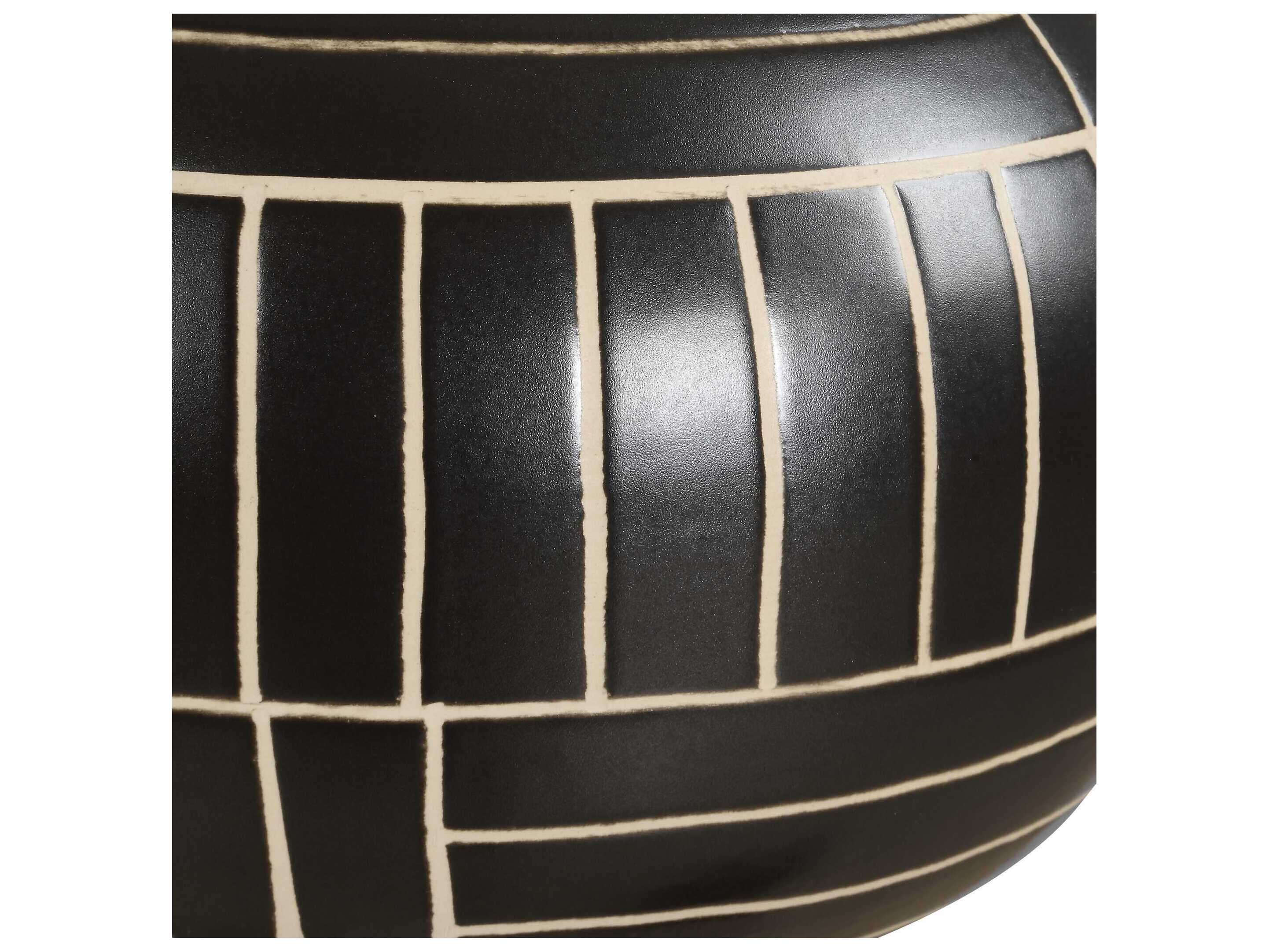 Uttermost Graphite Stride Geometric Vases Set of 2