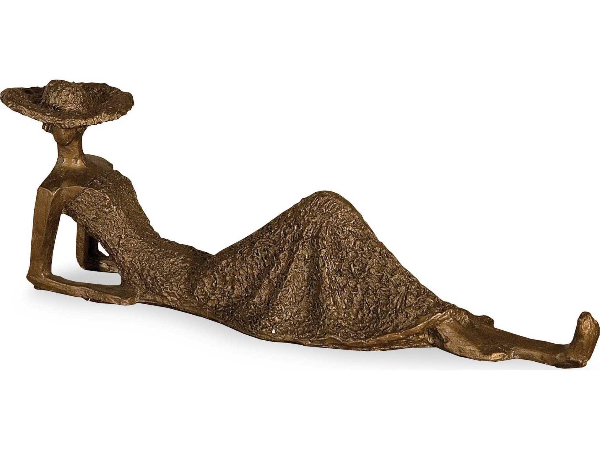 Uttermost Summer Days Antique Bronze Sculpture