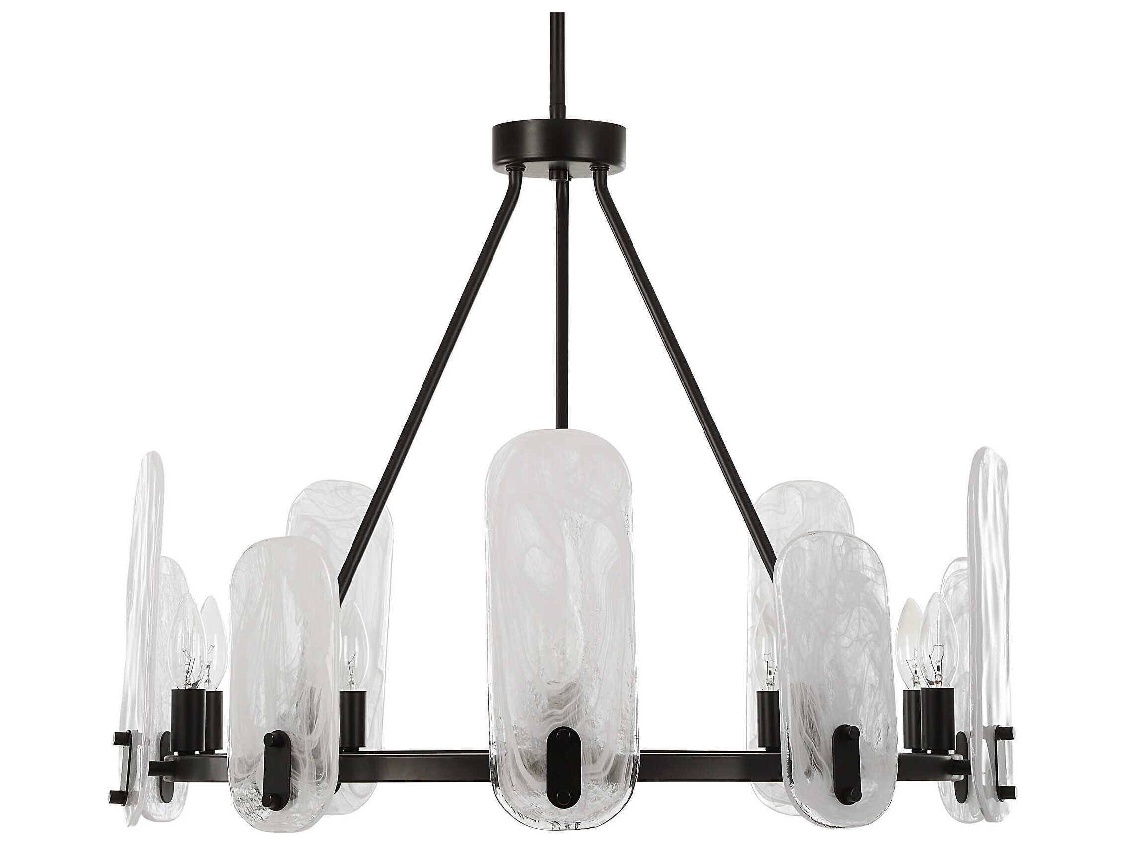 Uttermost Ellipse 10-Light Dark Bronze Chandelier