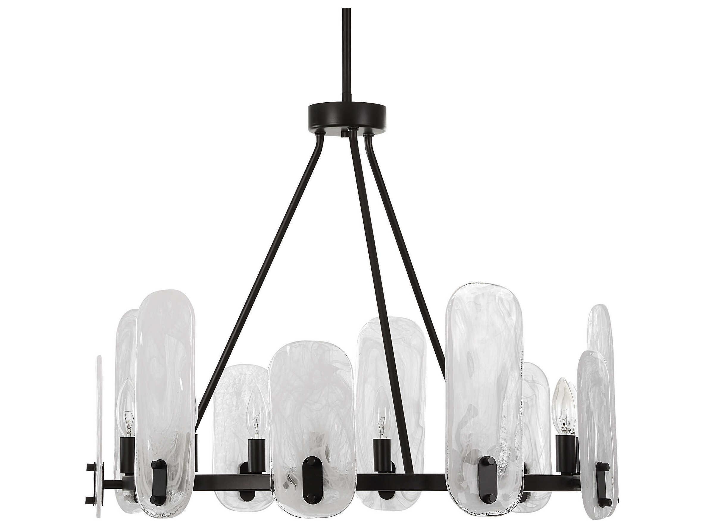 Uttermost Ellipse 10-Light Dark Bronze Chandelier