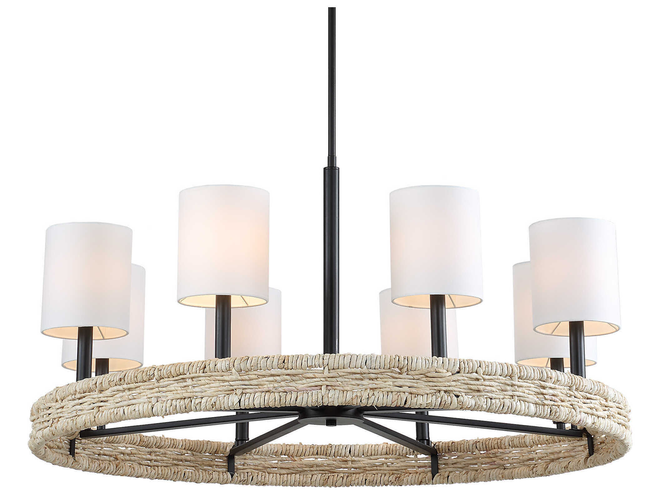 Uttermost Faiyam 8-Light Dark Bronze Chandelier