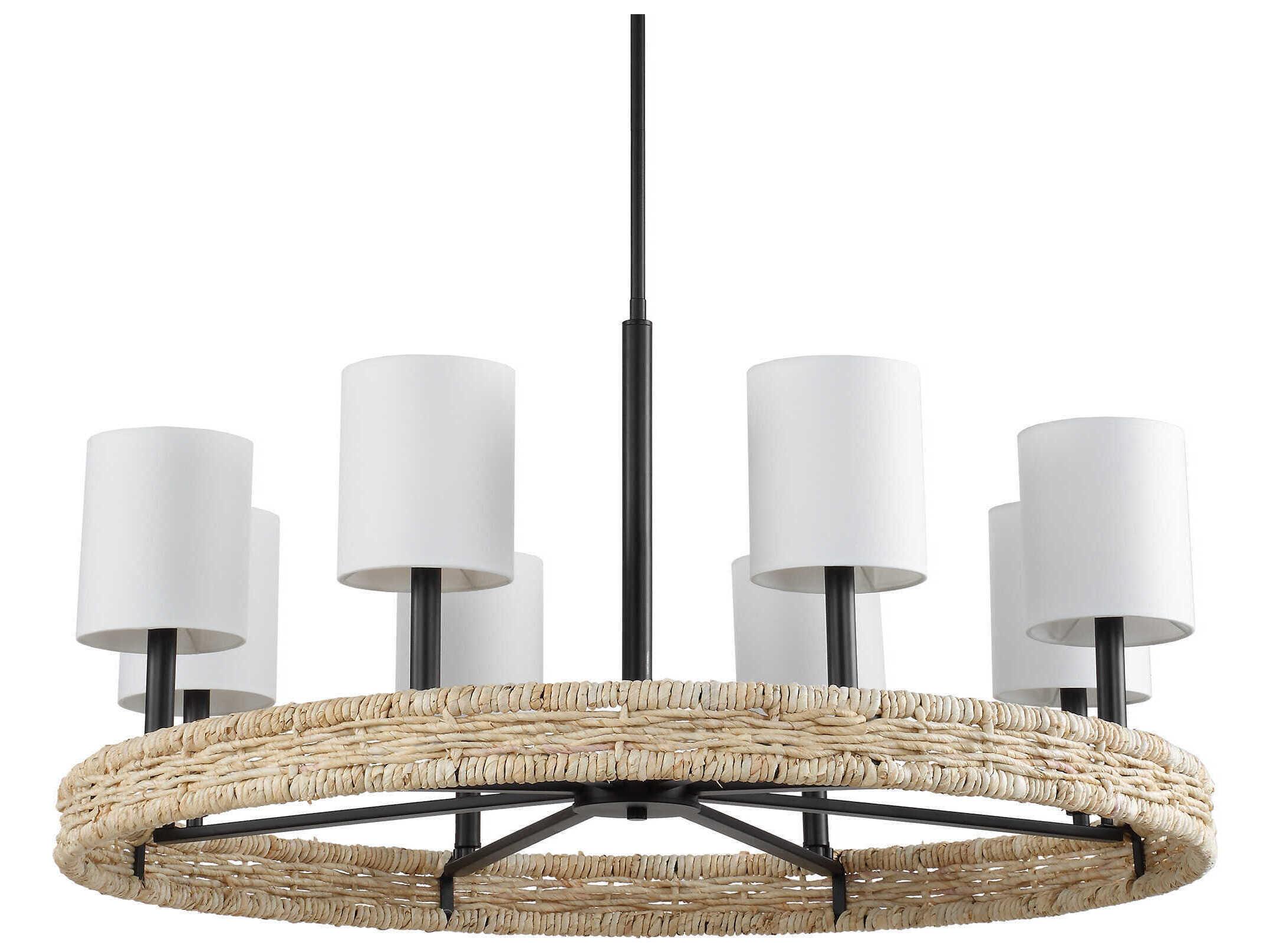 Uttermost Faiyam 8-Light Dark Bronze Chandelier