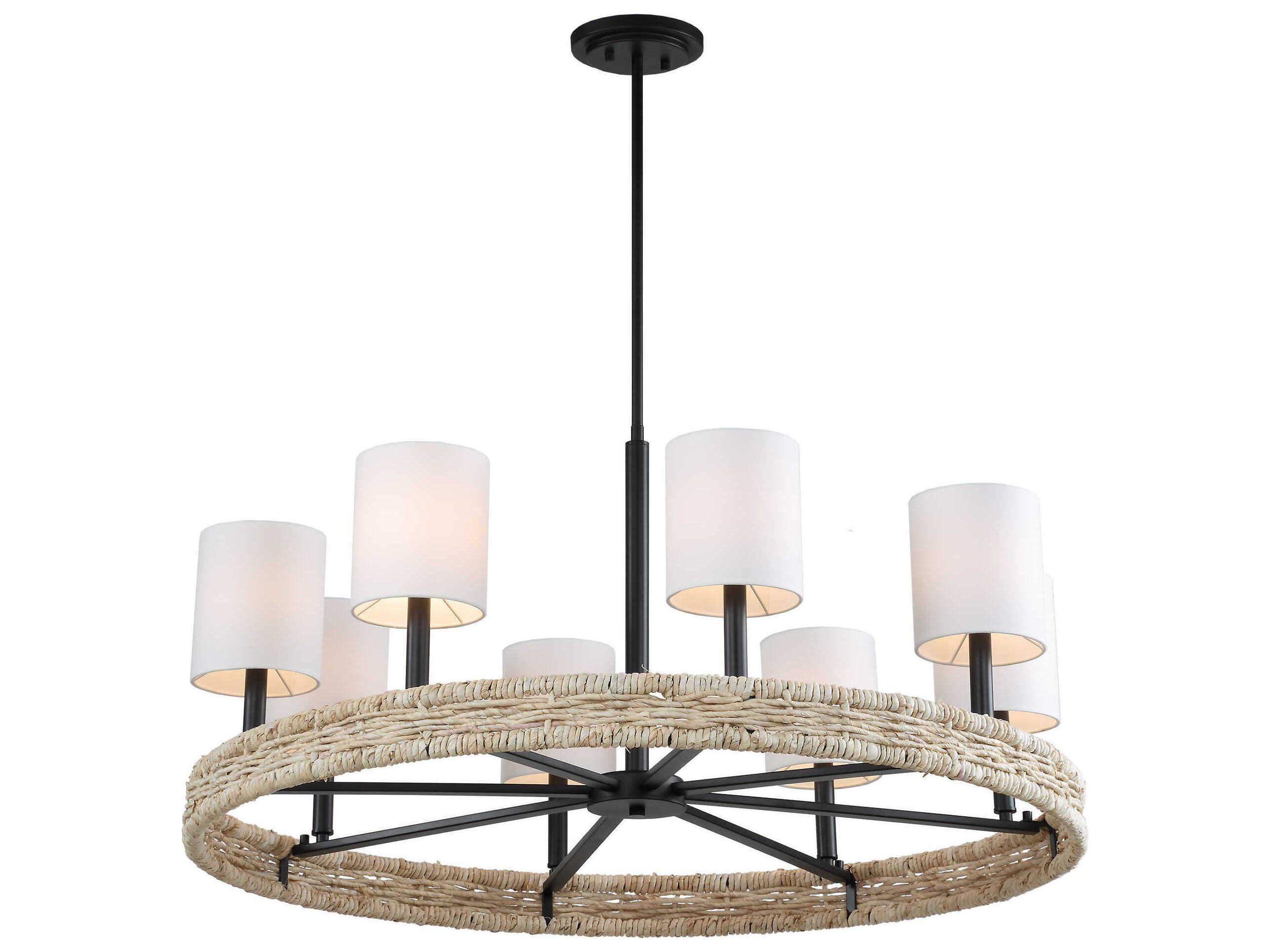 Uttermost Faiyam 8-Light Dark Bronze Chandelier