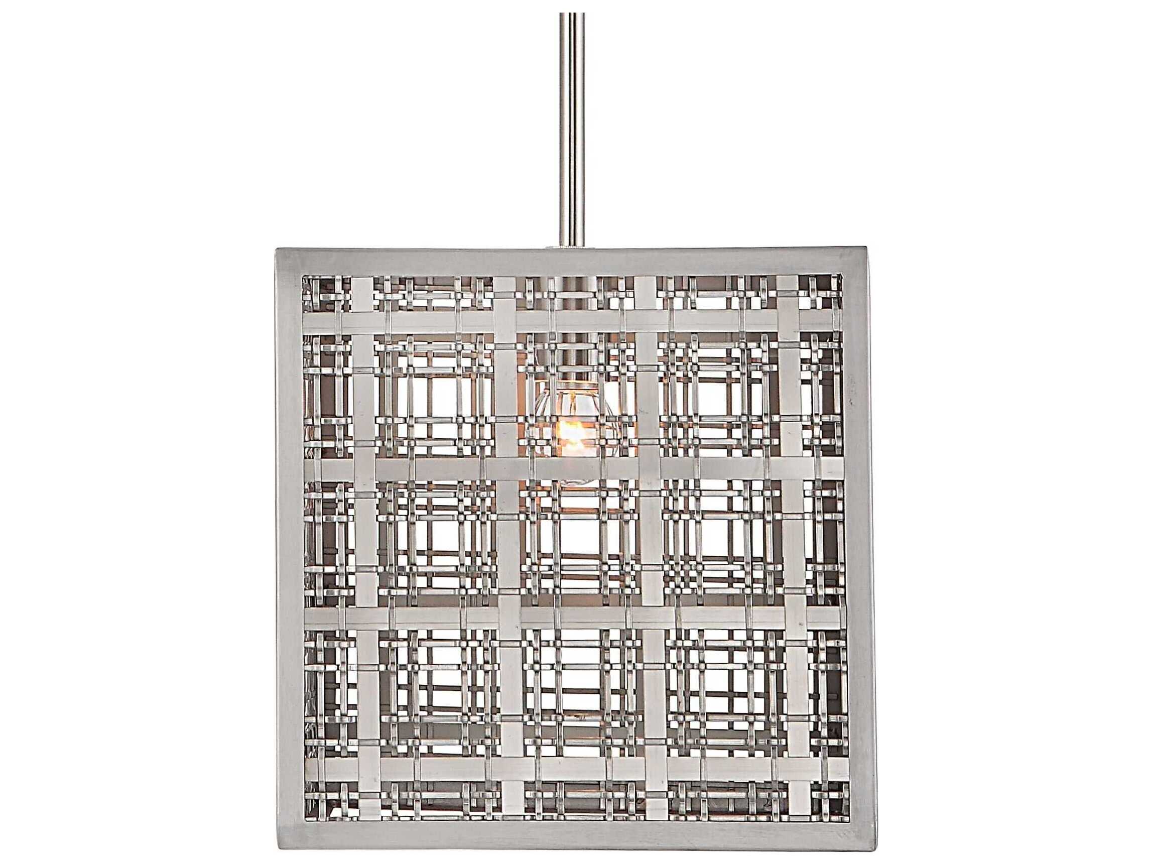 Uttermost 1-Light Satin Nickel Mini Pendant