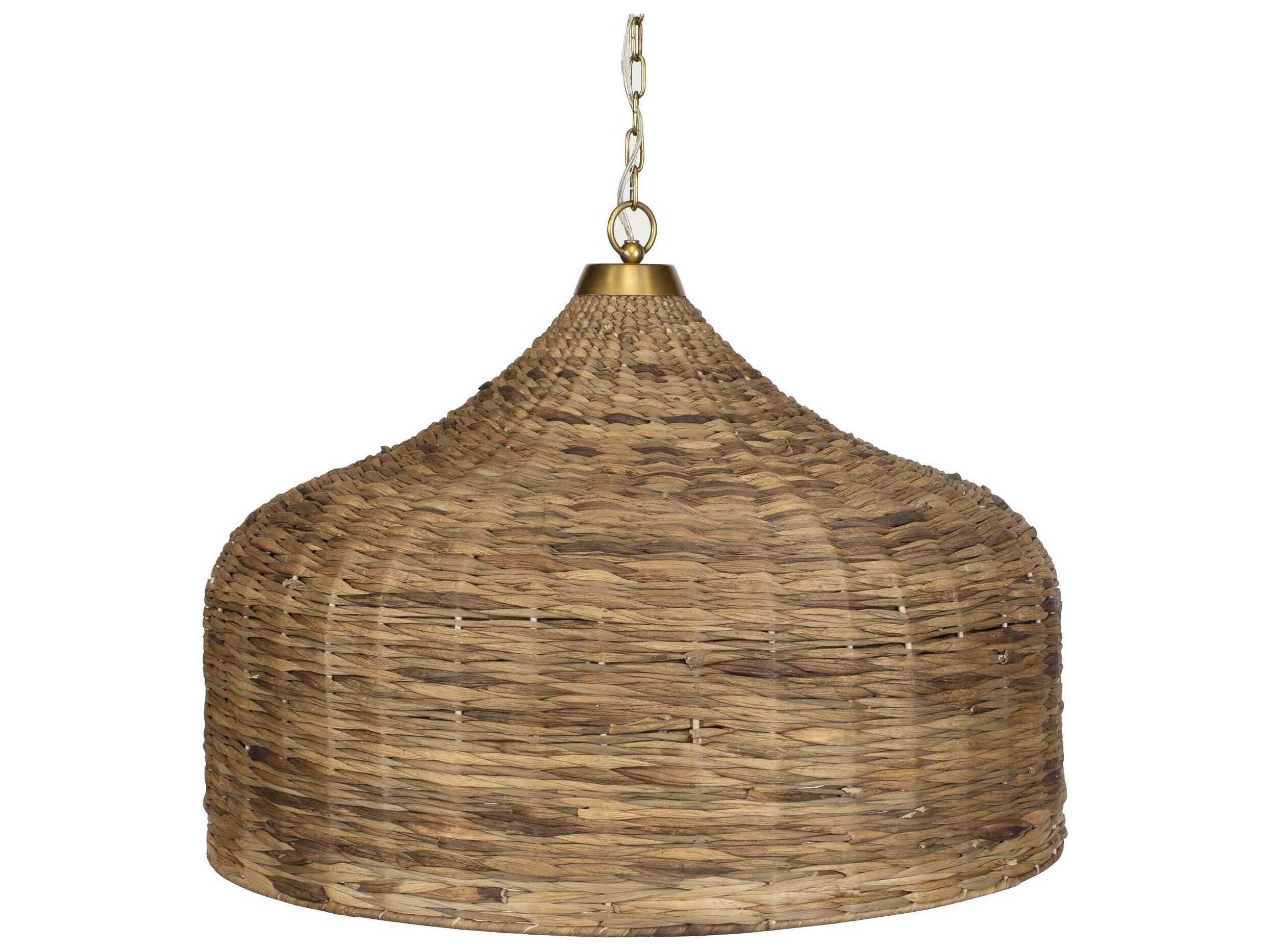 Uttermost Tauranga 5-Light Antique Brass Dome Pendant
