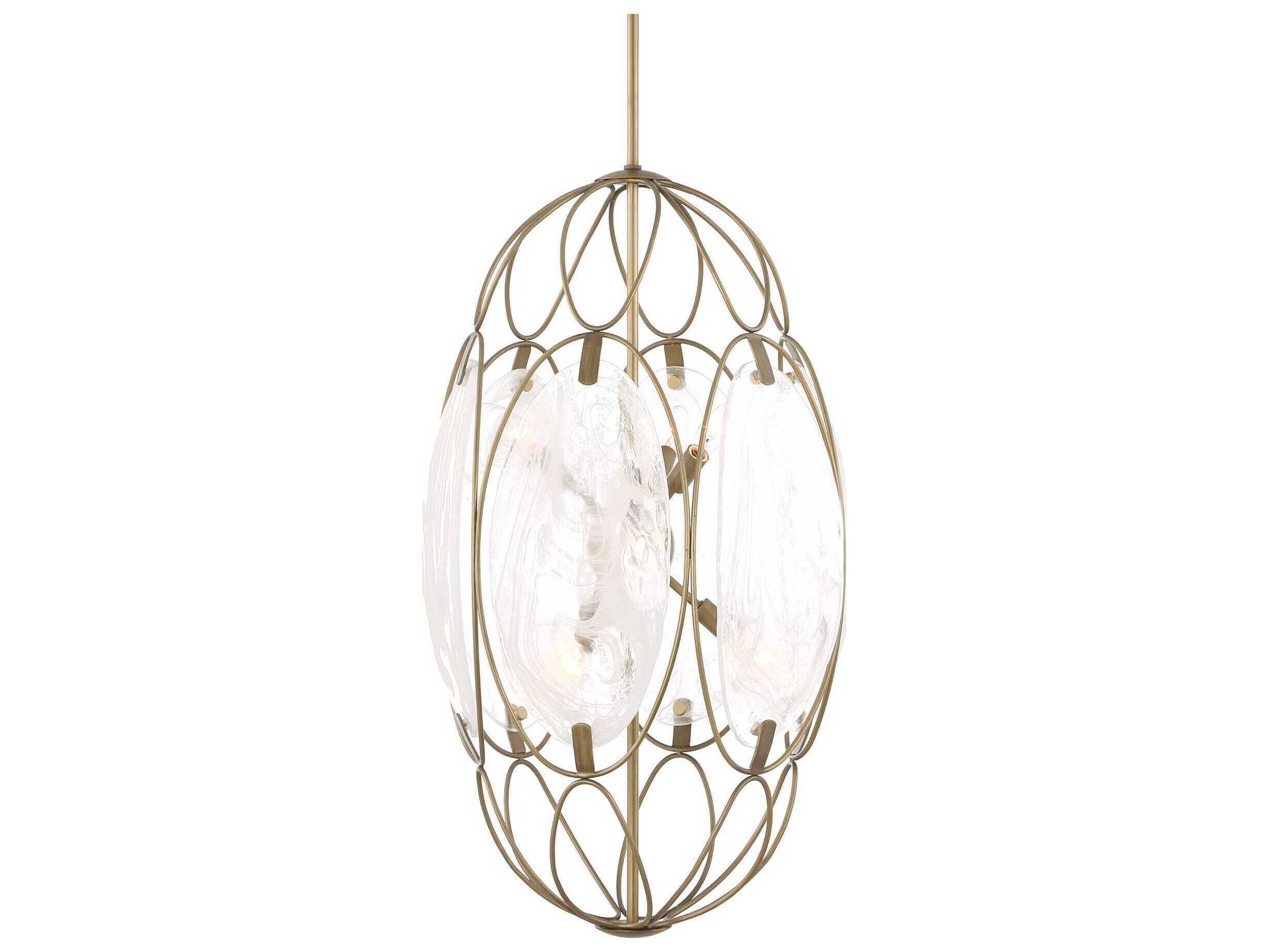 Uttermost Valencia 6-Light Soft Gold Pendant