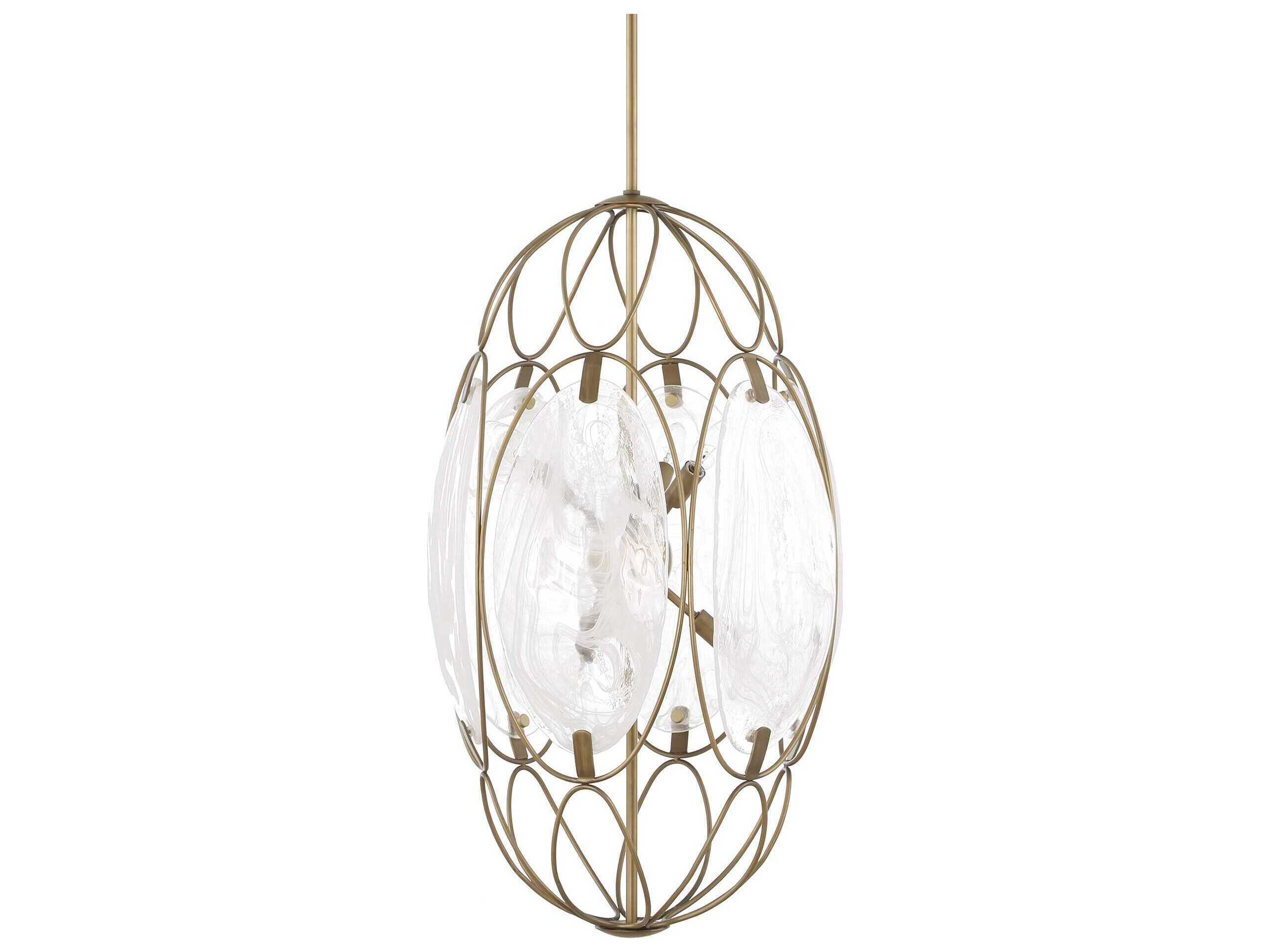 Uttermost Valencia 6-Light Soft Gold Pendant