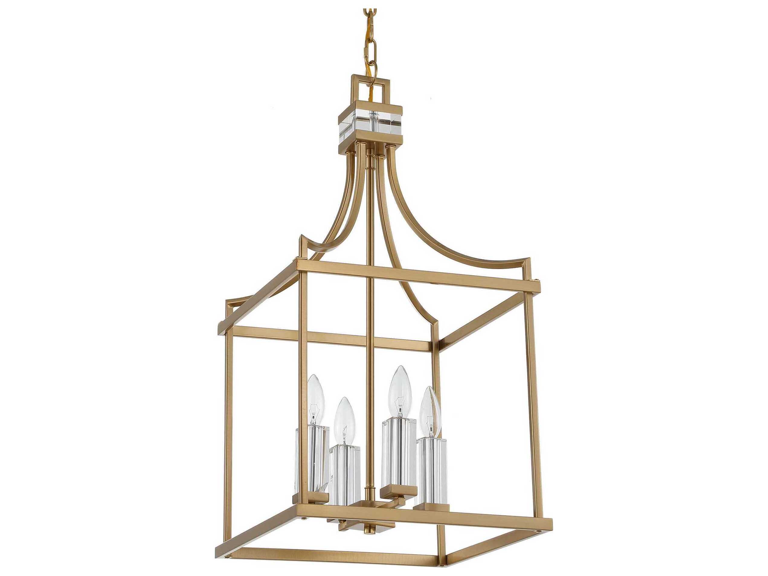 Uttermost Montreal 4-Light Warm Brass Pendant