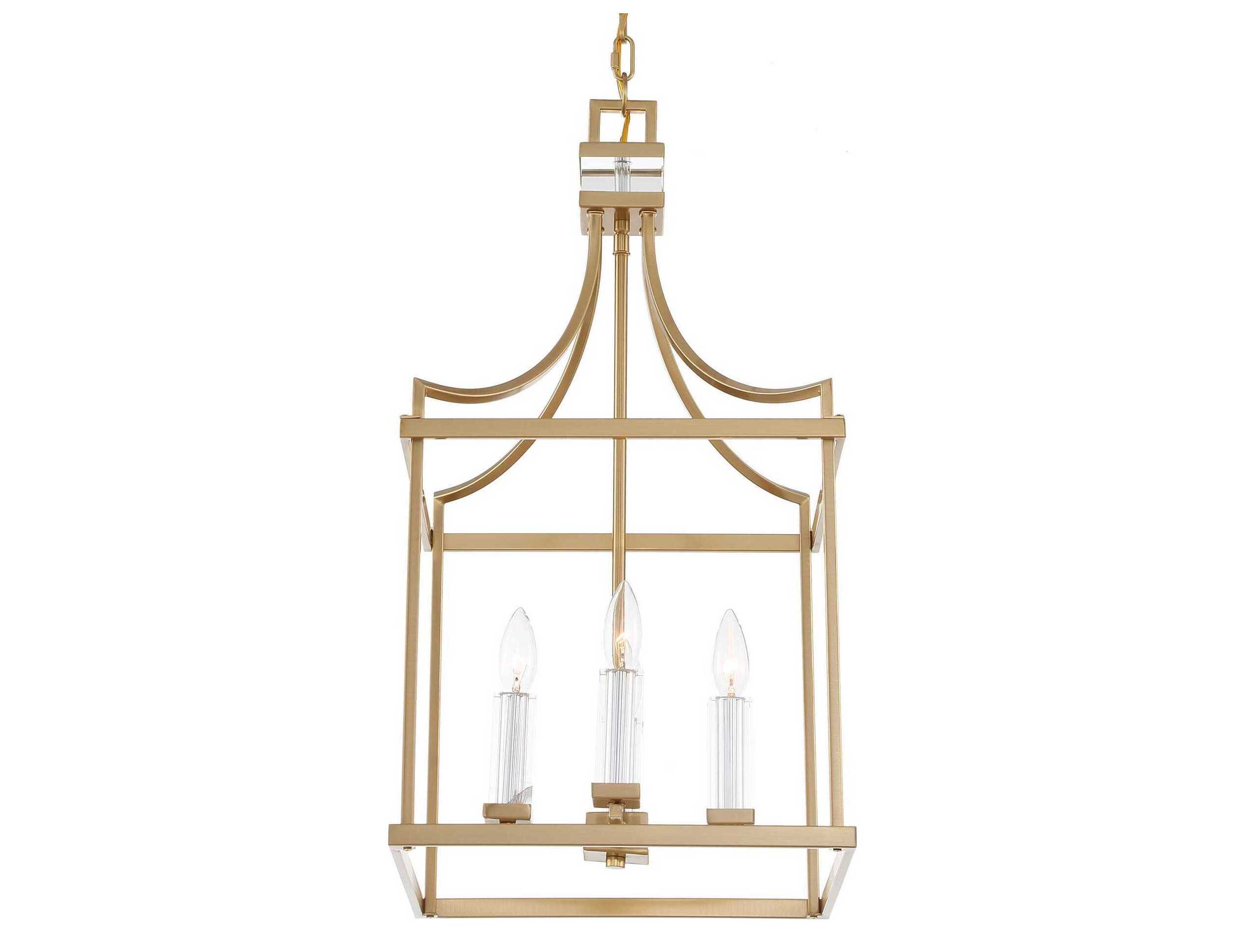 Uttermost Montreal 4-Light Warm Brass Pendant